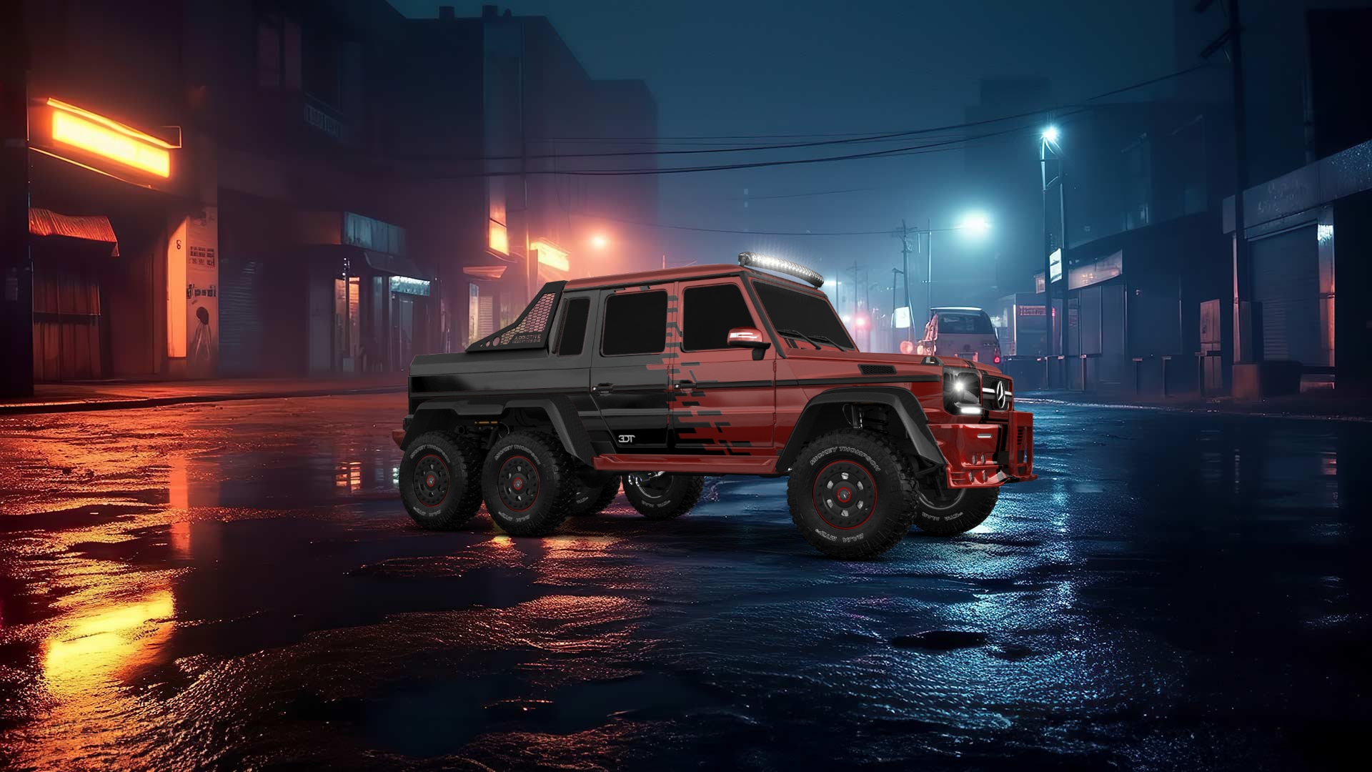 Mercedes G 63 AMG 6x6 4 Door pickup truck 2013
