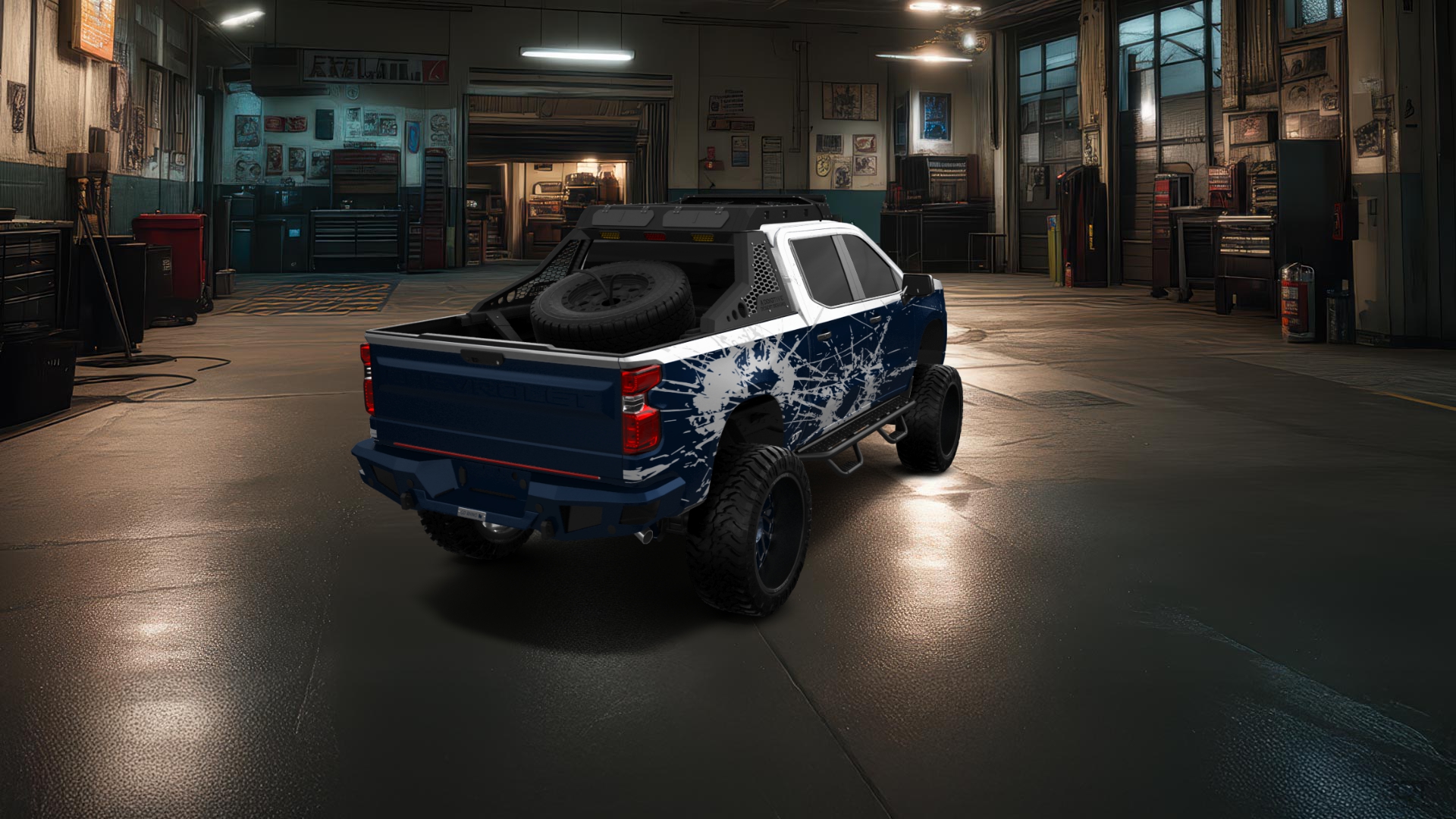 Chevrolet Silverado 1500 Crew Cab 5.8 ft box 4 Door pickup truck 2023 tuning