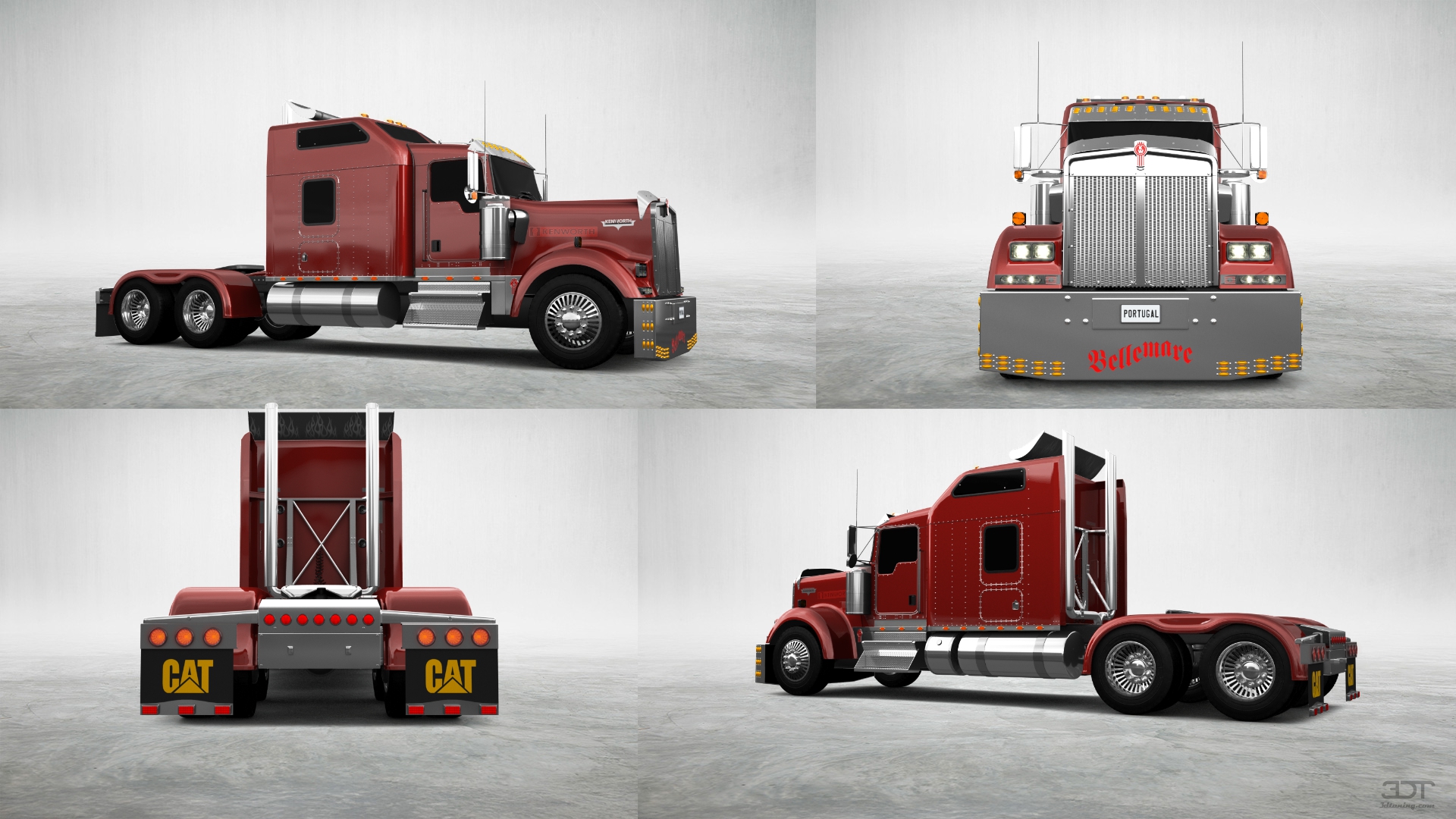 Kenworth W900 Sleeper Cab Truck 2015 tuning