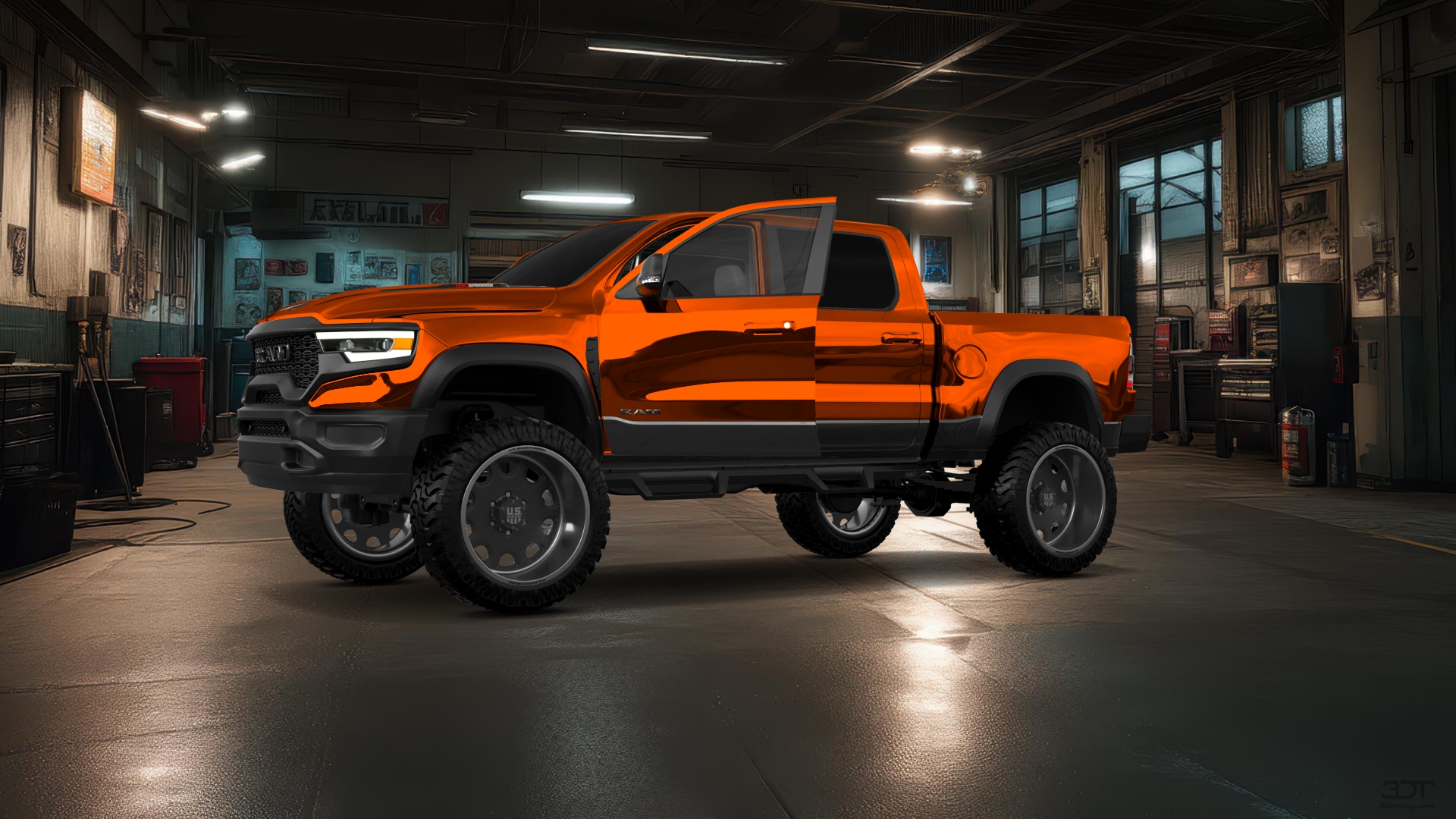 Dodge Ram 1500 TRX 4 Door pickup truck 2021 tuning