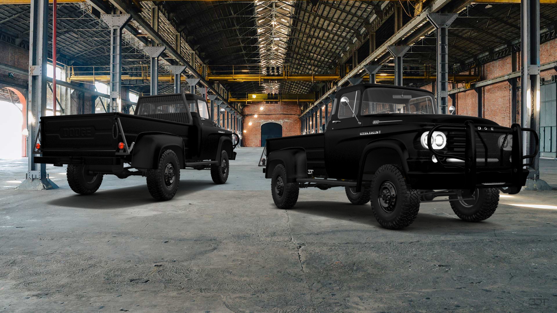 Dodge Power Wagon W300 2 Door pickup truck 1958 tuning