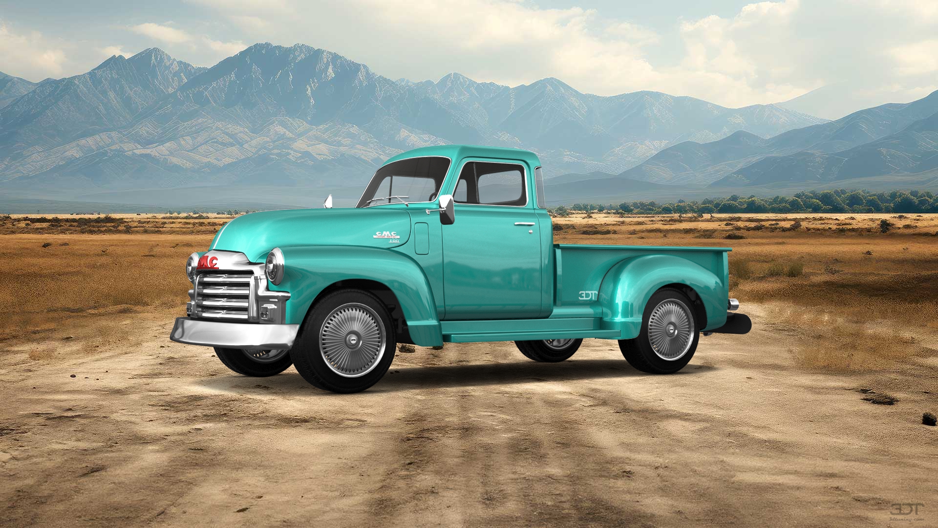 GMC 100 Stepside 2 Door pickup truck 1954 tuning