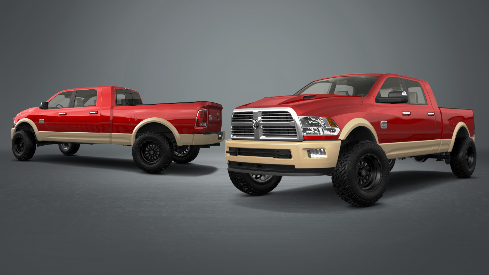 Dodge Ram 2500 Mega Cab 6.4 ft box 4 Door pickup truck 2010