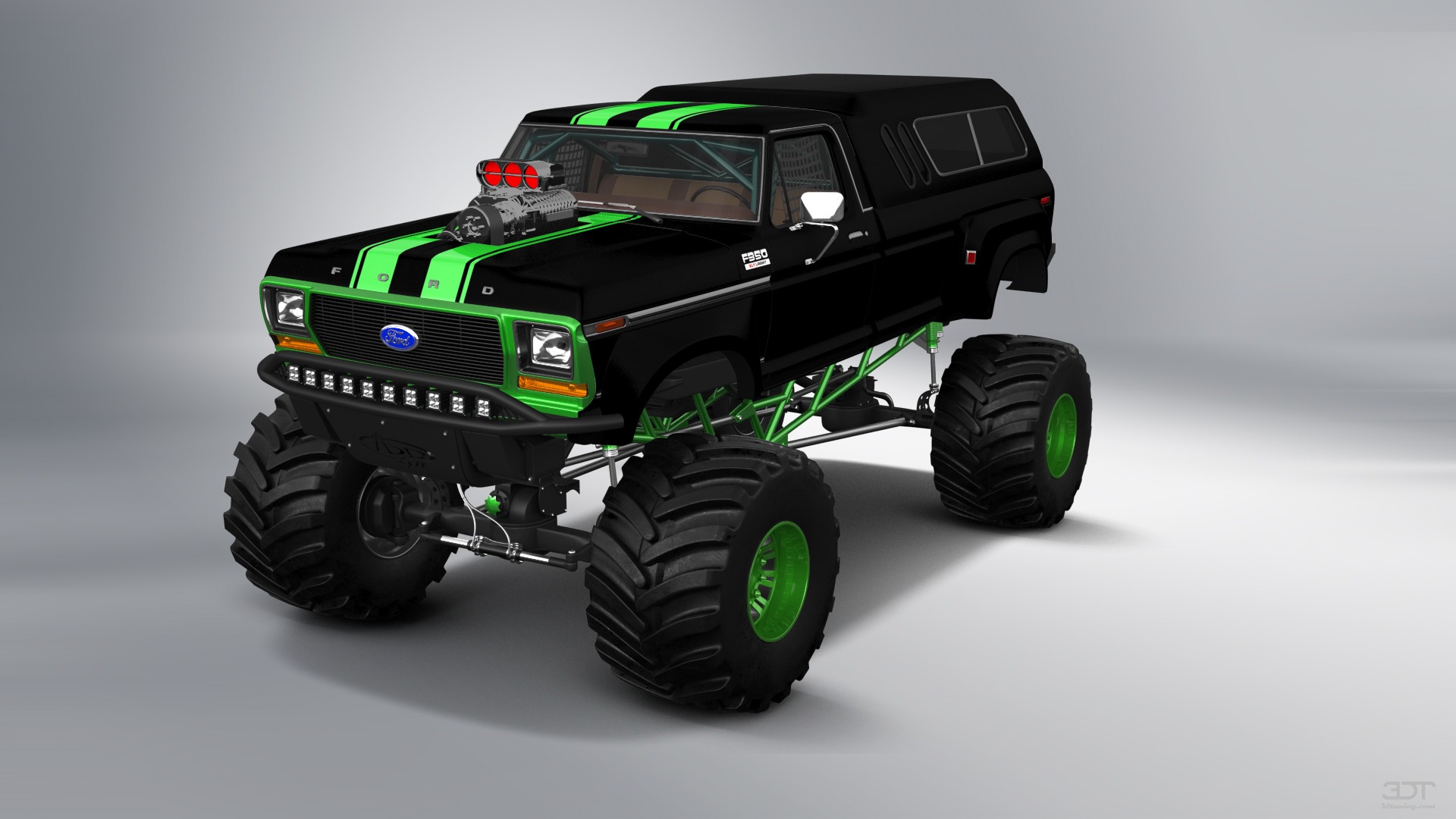 Tuning Ford F-350 Dually Regular Cab 2 Door pickup truck 1978