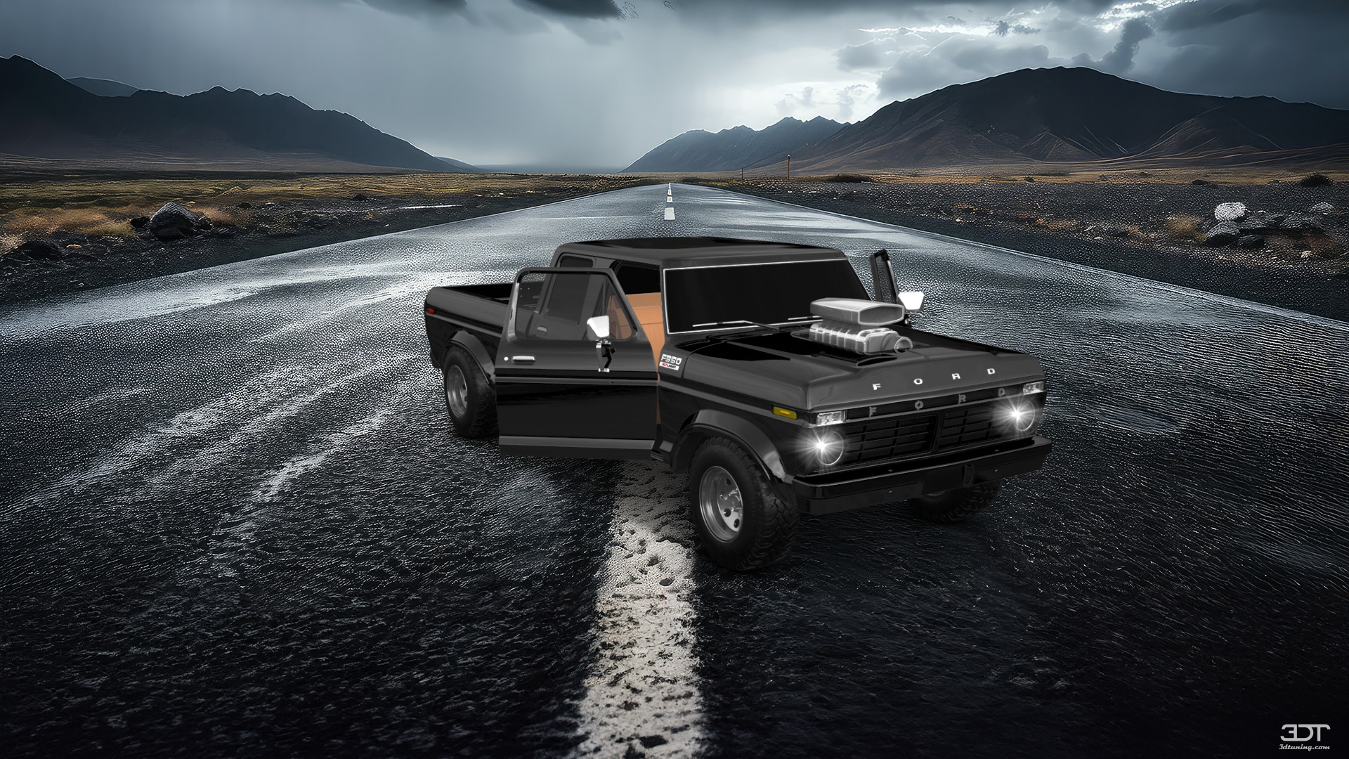 Ford F-350 Dually 4 Door pickup truck 1973