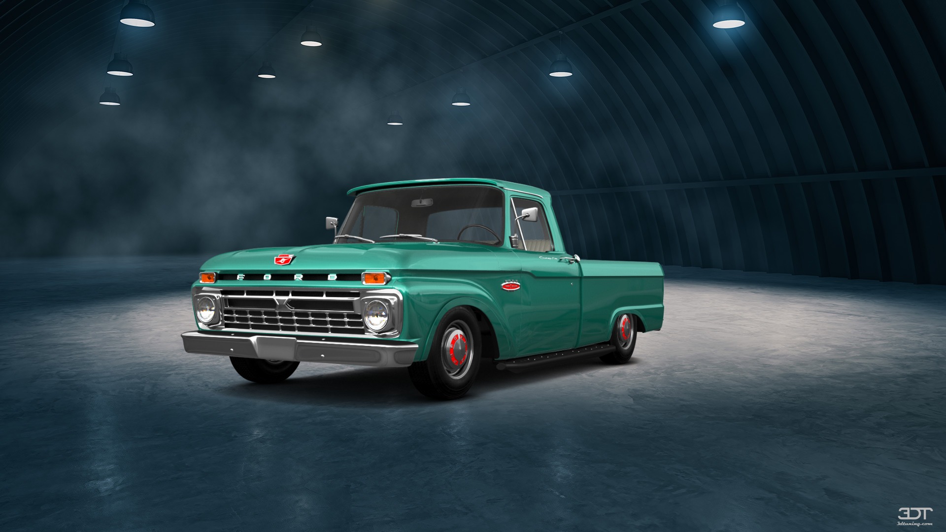 Ford F-100 Custom Cab Challenge 2 Door pickup truck 3966