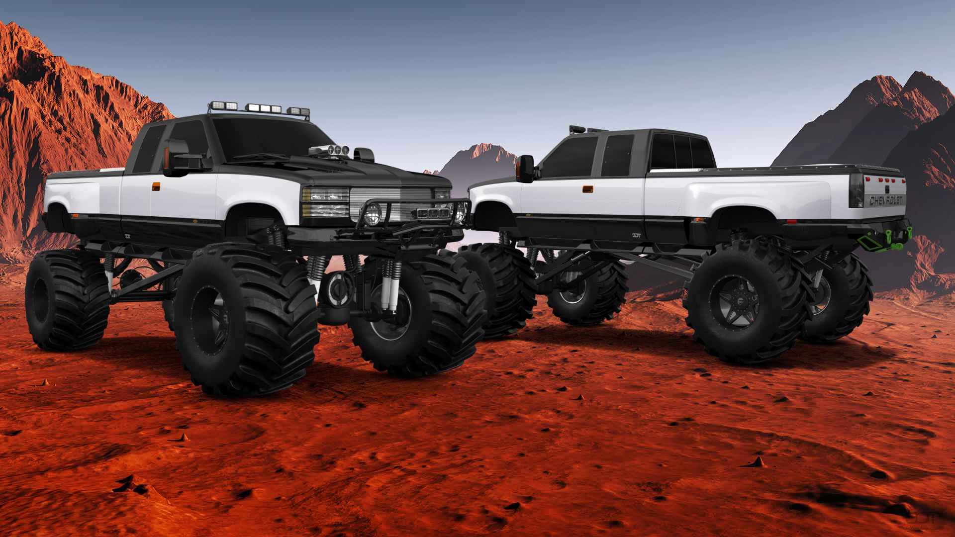 Chevrolet K3500 Extended Cab Pickup Truck 1988 tuning