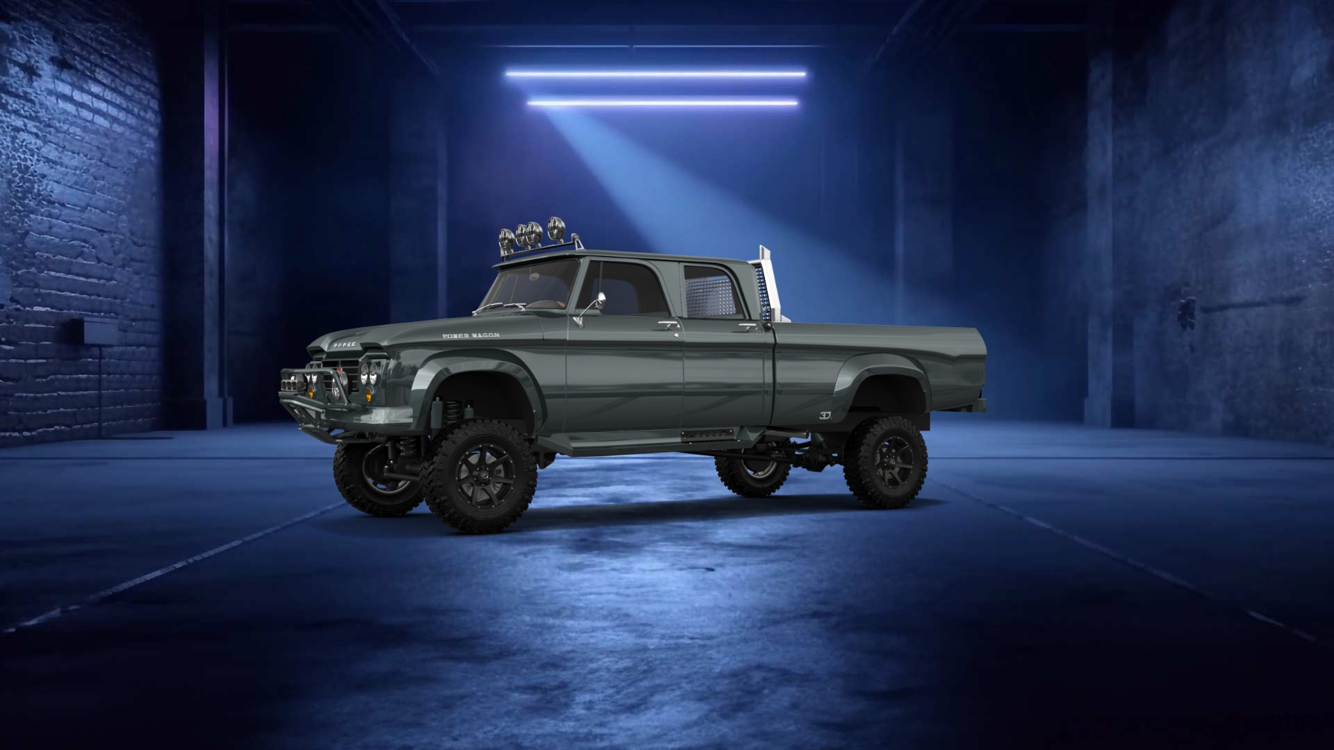 Dodge Power Wagon 4 Door pickup truck 1964