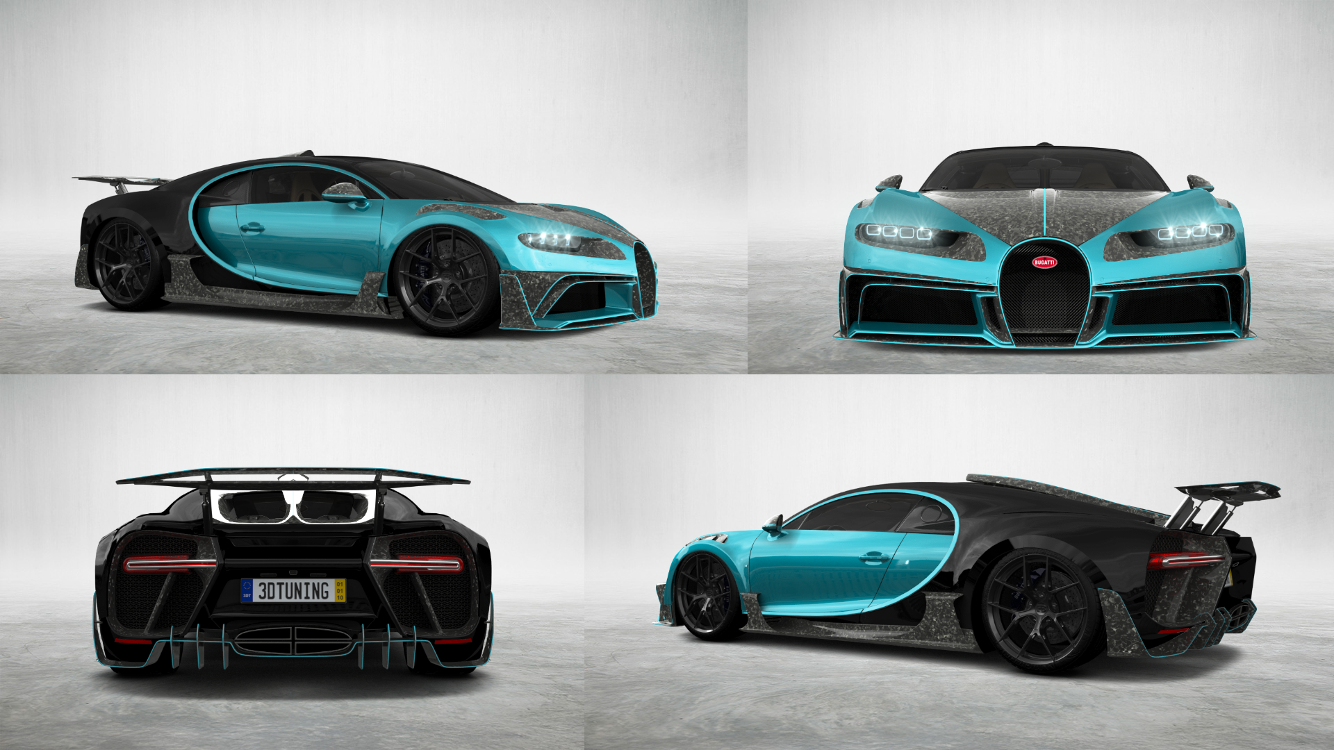 Bugatti Chiron 2 Door Coupe 2016