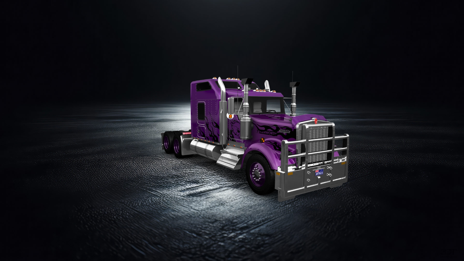 Kenworth W900 Sleeper Cab Truck 2015 tuning