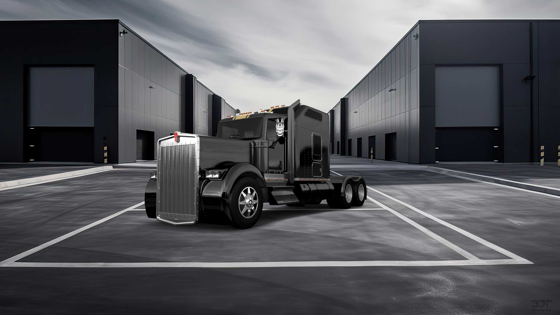 Kenworth W900 Sleeper Cab Truck 2015 tuning