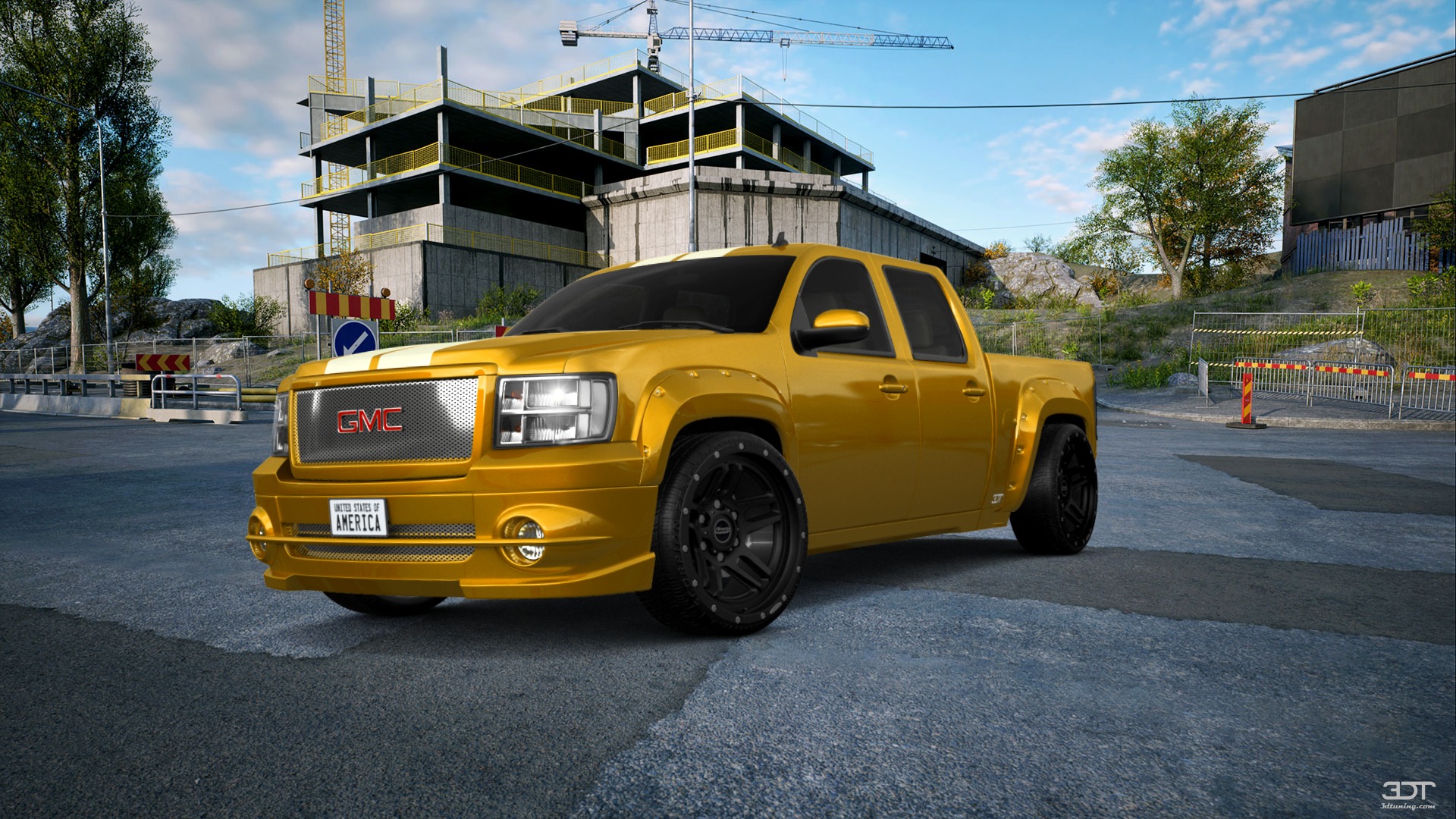 GMC Sierra 1500 Crew Cab 5.8 ft box 4 Door pickup truck 2007 tuning