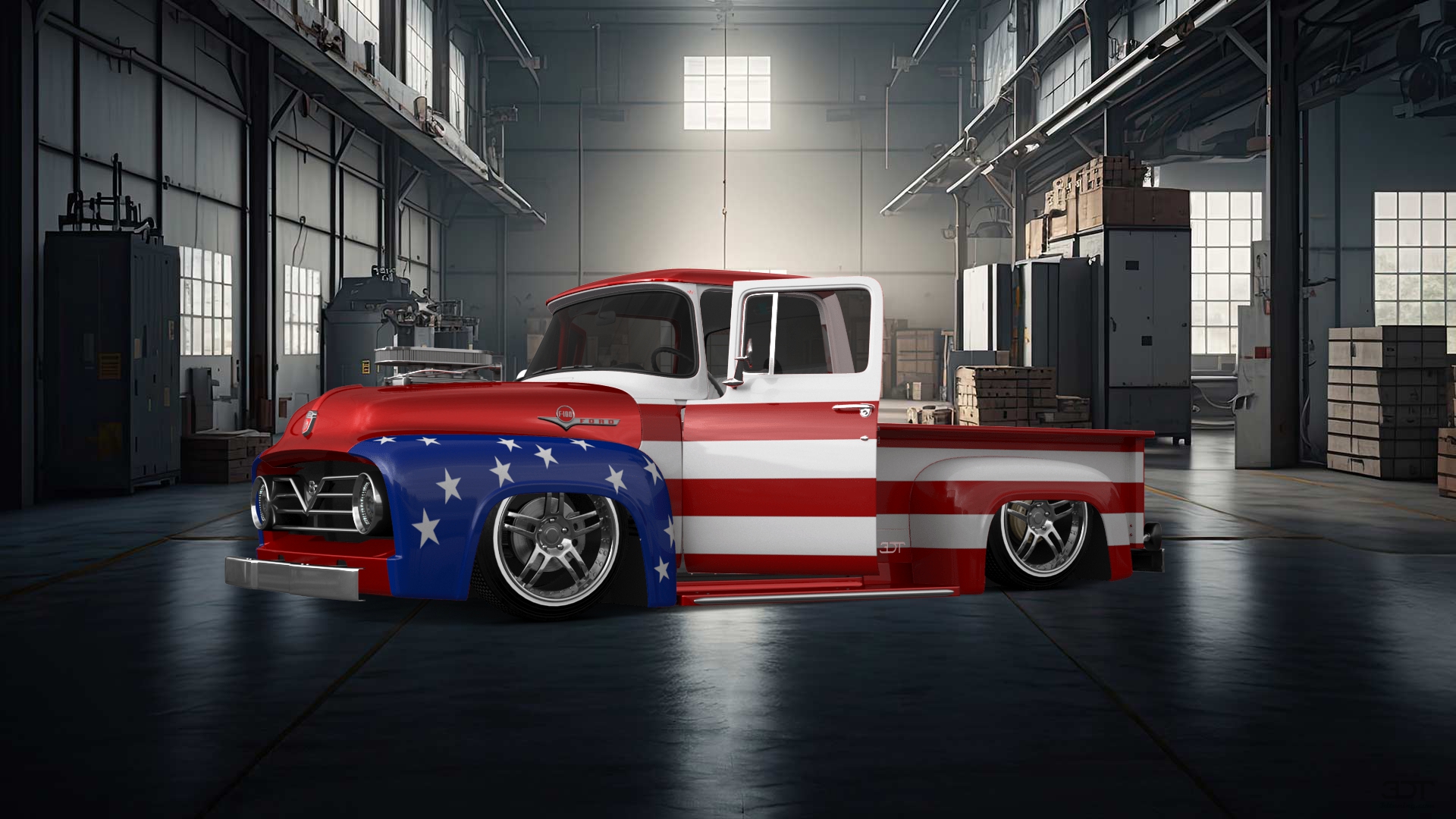 Ford F-100 2 Door truck 1956 tuning