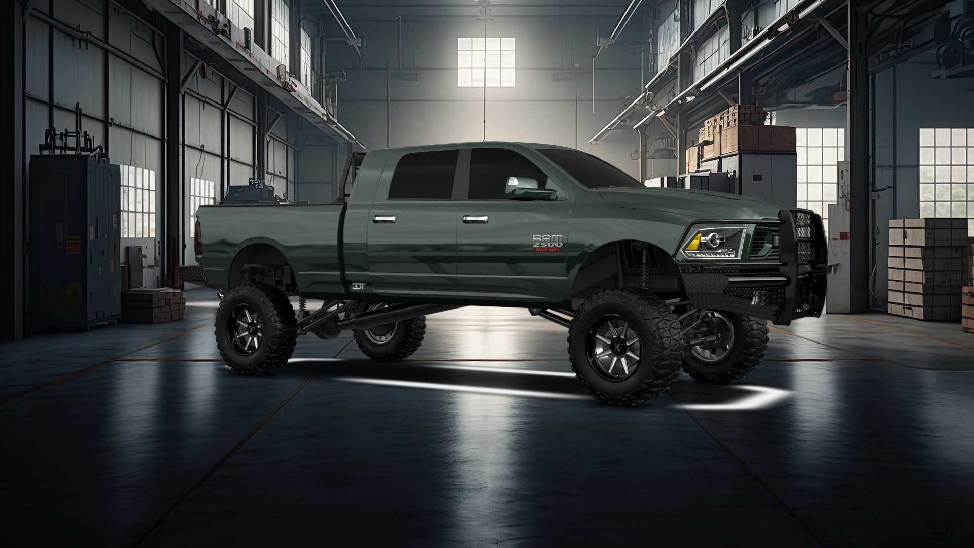 Dodge Ram 2500 Mega Cab 6.4 ft box 4 Door pickup truck 2010