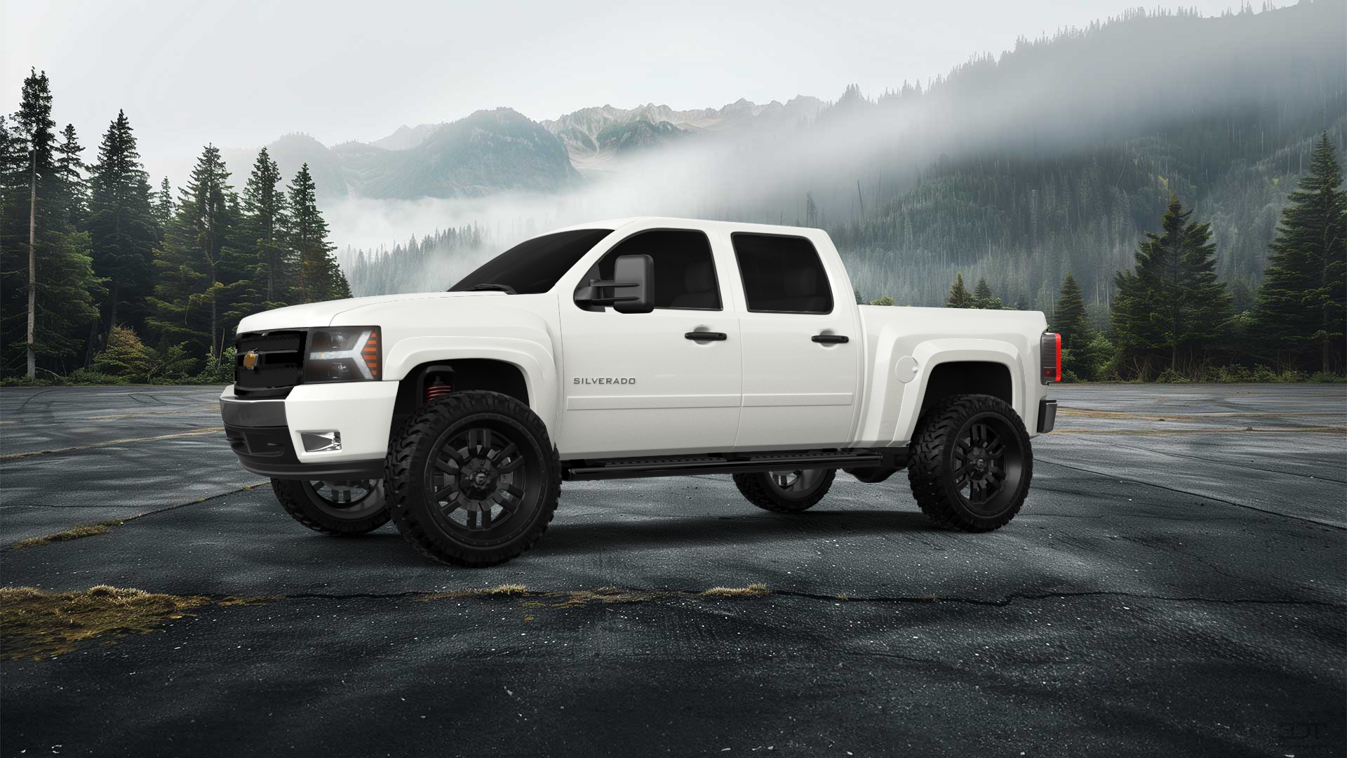 Chevrolet Silverado 1500 Crew Cab 4 Door pickup truck 2007 tuning