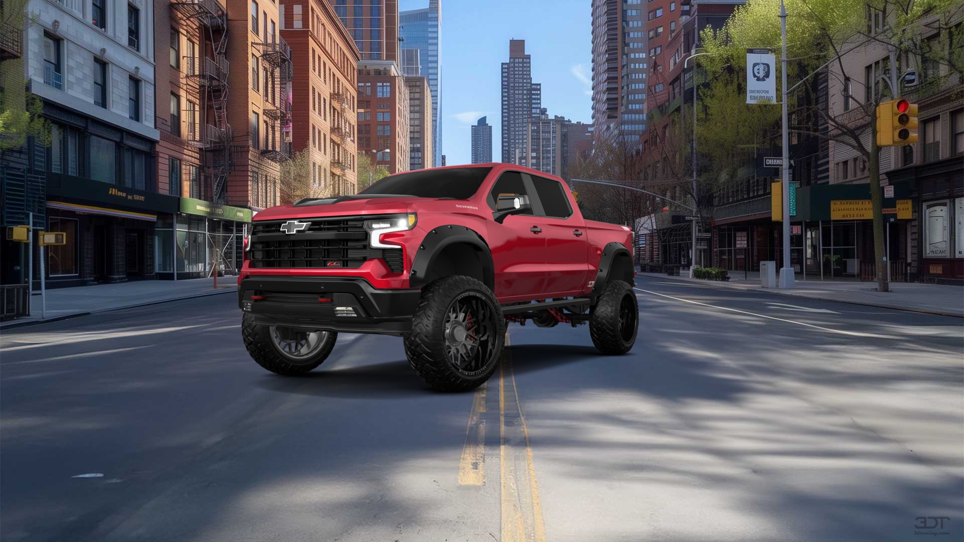 Chevrolet Silverado 1500 Crew Cab 5.8 ft box 4 Door pickup truck 2023 tuning