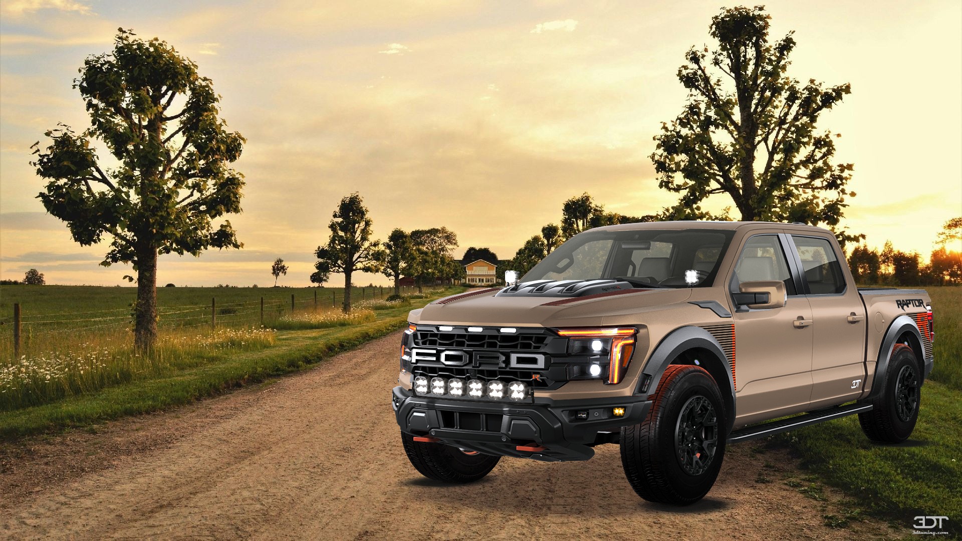 Ford F-150 Raptor 4 Door pickup truck 2024 tuning