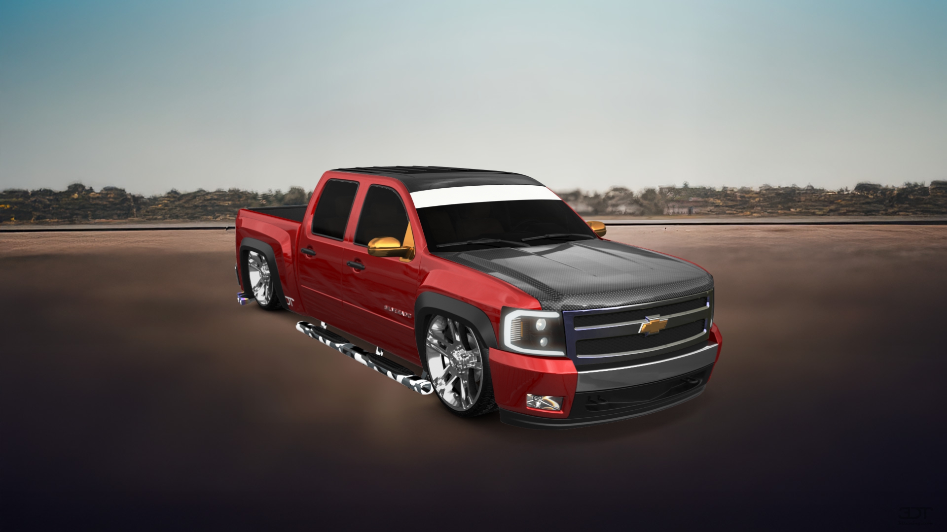 Chevrolet Silverado 1500 Crew Cab 4 Door pickup truck 2007 tuning