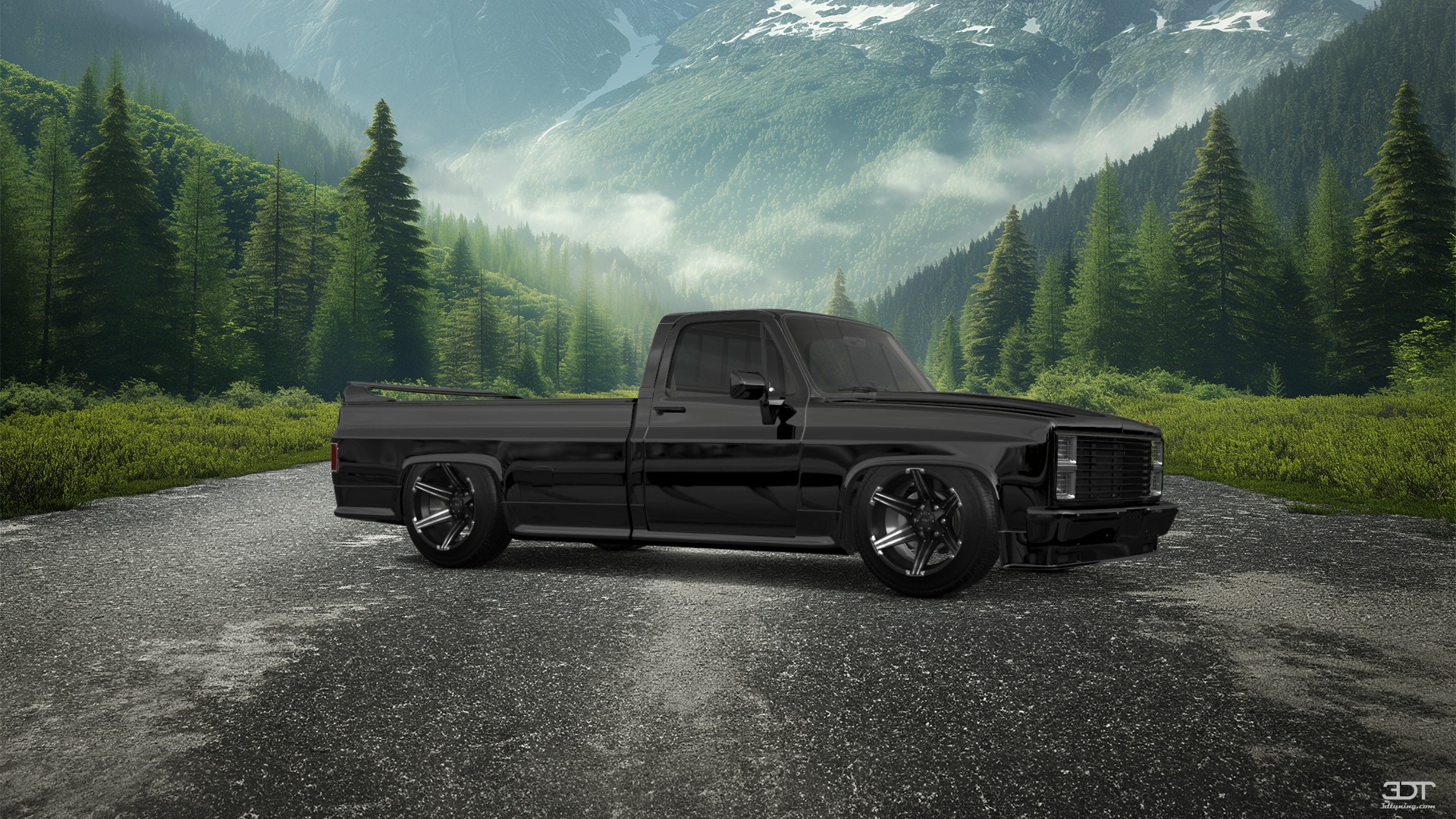 GMC Sierra 1500 2 Door pickup truck 1985 tuning