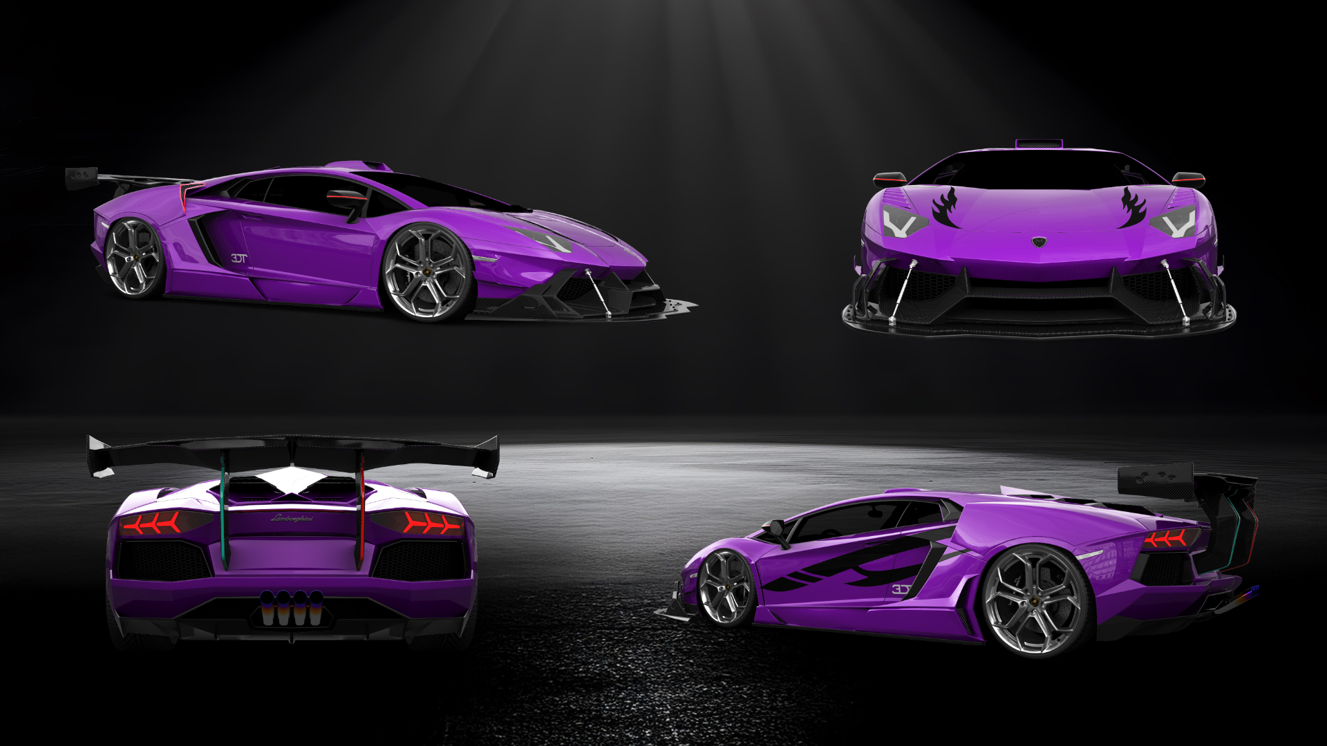 Lamborghini Aventador 2 Door Coupe 2012 tuning