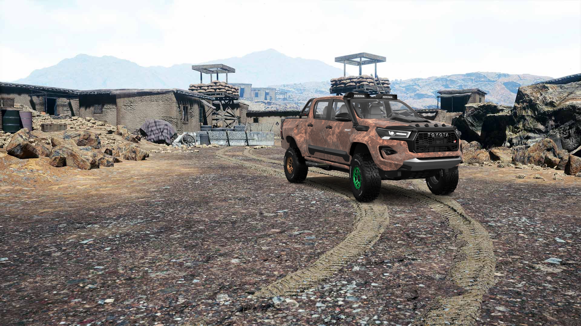 Toyota Hilux Double Cab 4 Door pickup truck 2015 tuning