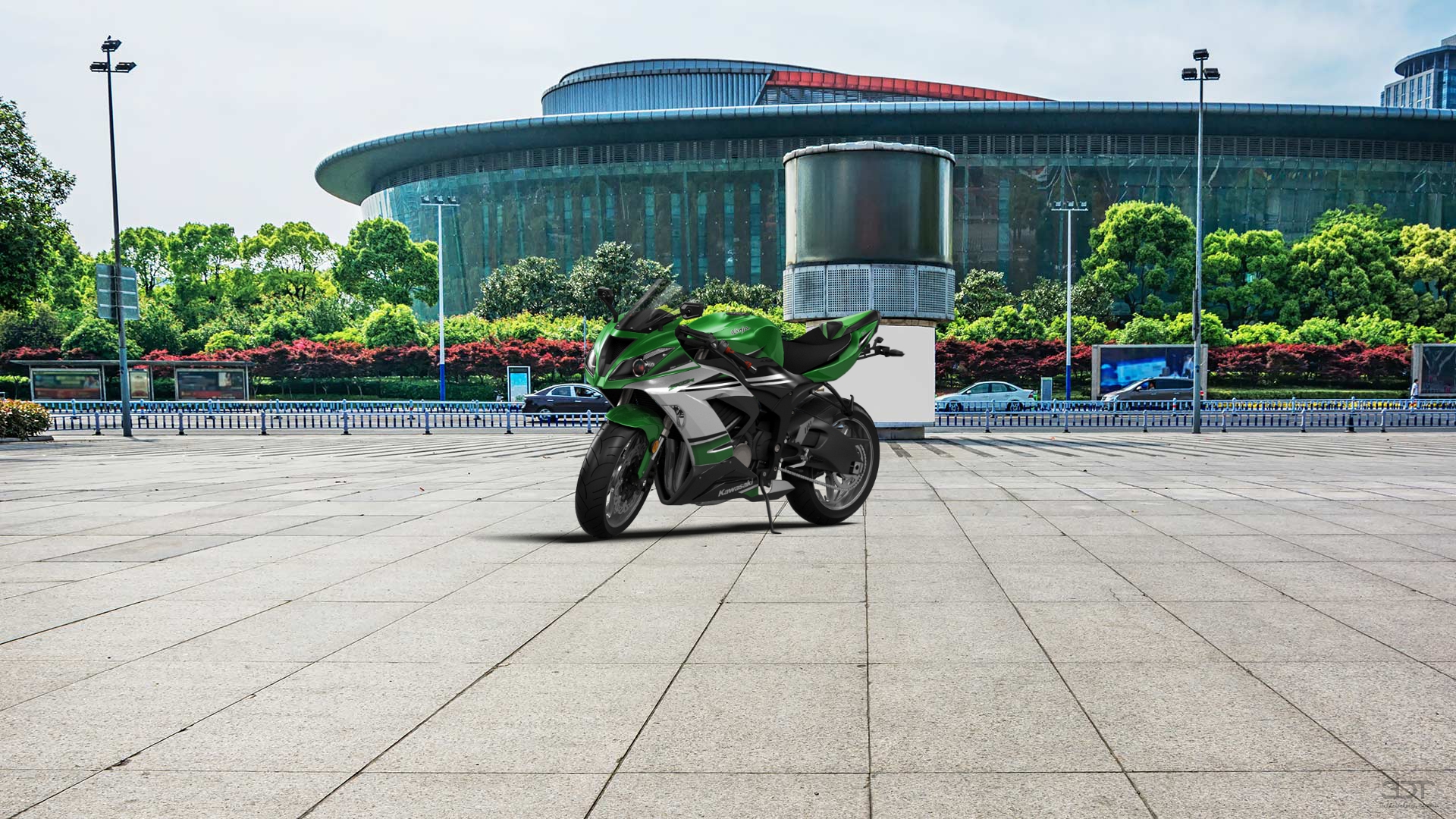 Kawasaki Ninja ZX 6R Sport Bike 2015 tuning