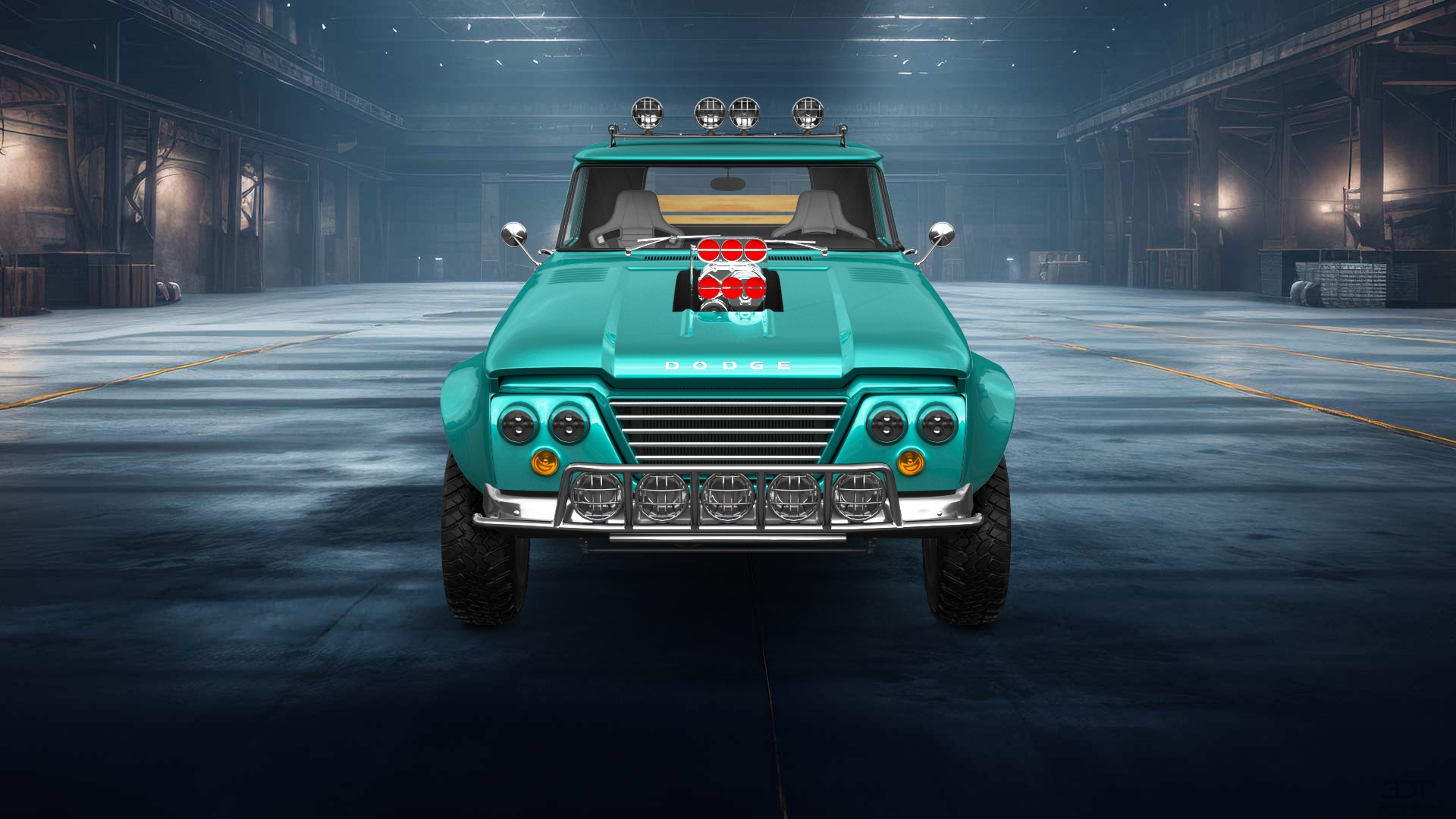 Dodge D-100 Stepside 2 Door pickup truck 1961 tuning