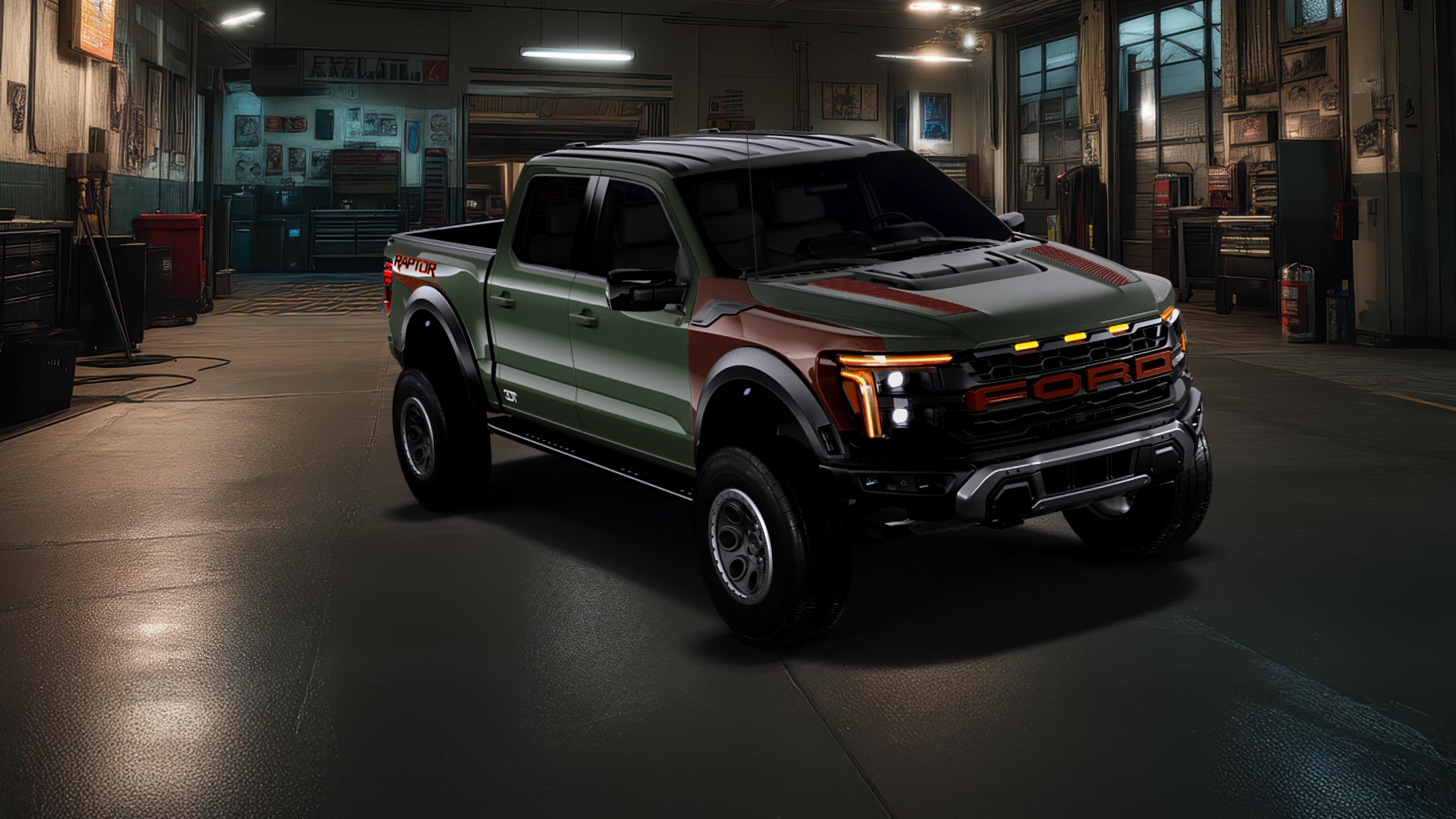 Ford F-150 Raptor 4 Door pickup truck 2024 tuning