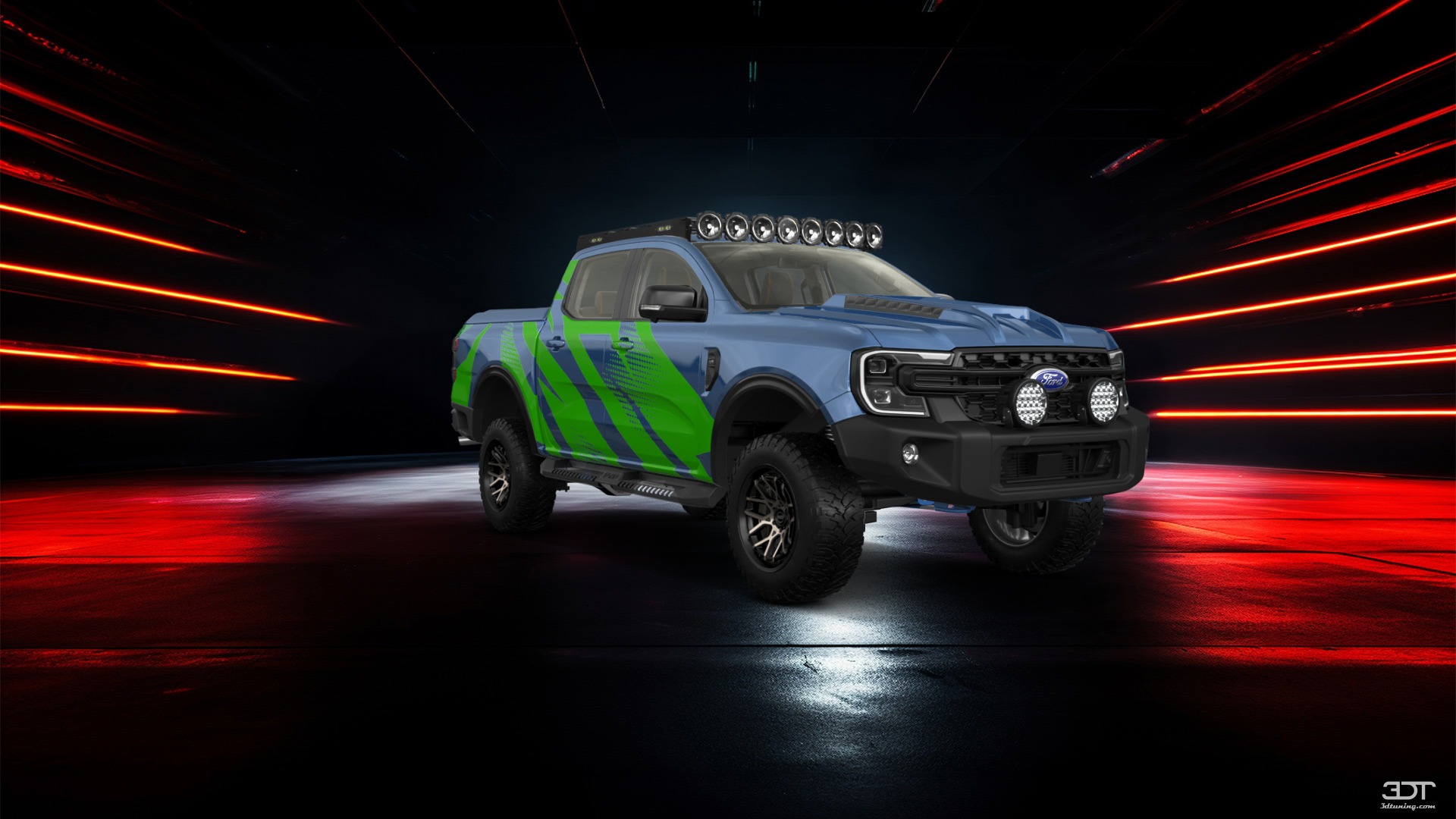 Ford Ranger 4 Door pickup truck 2022 tuning
