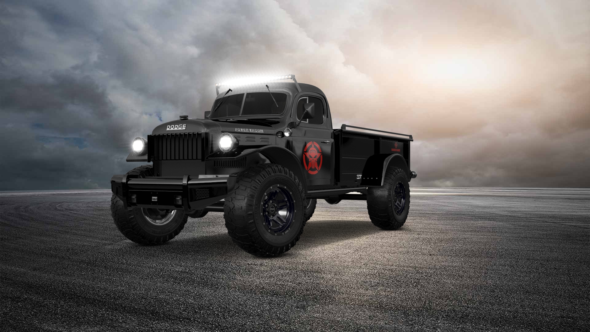 Dodge Power Wagon 2 Door pickup truck 1947 tuning