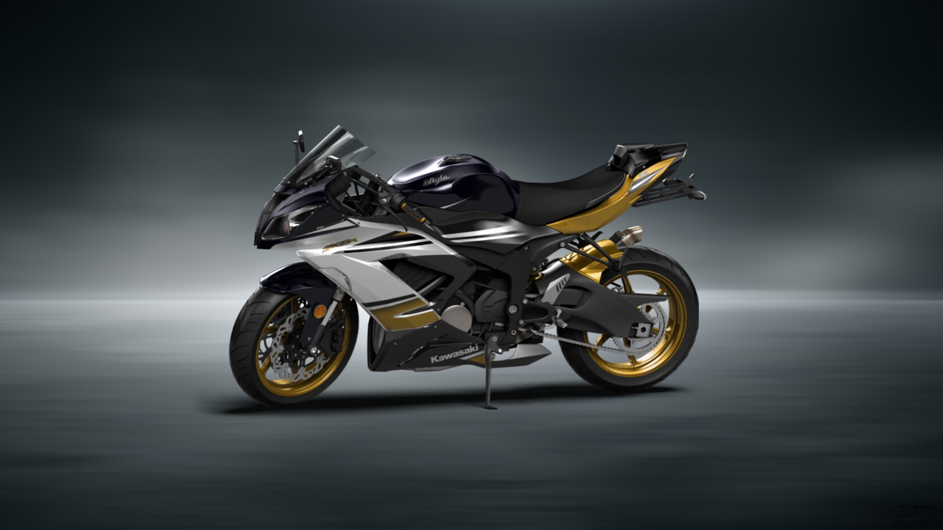 Kawasaki Ninja ZX 6R Sport Bike 2015 tuning