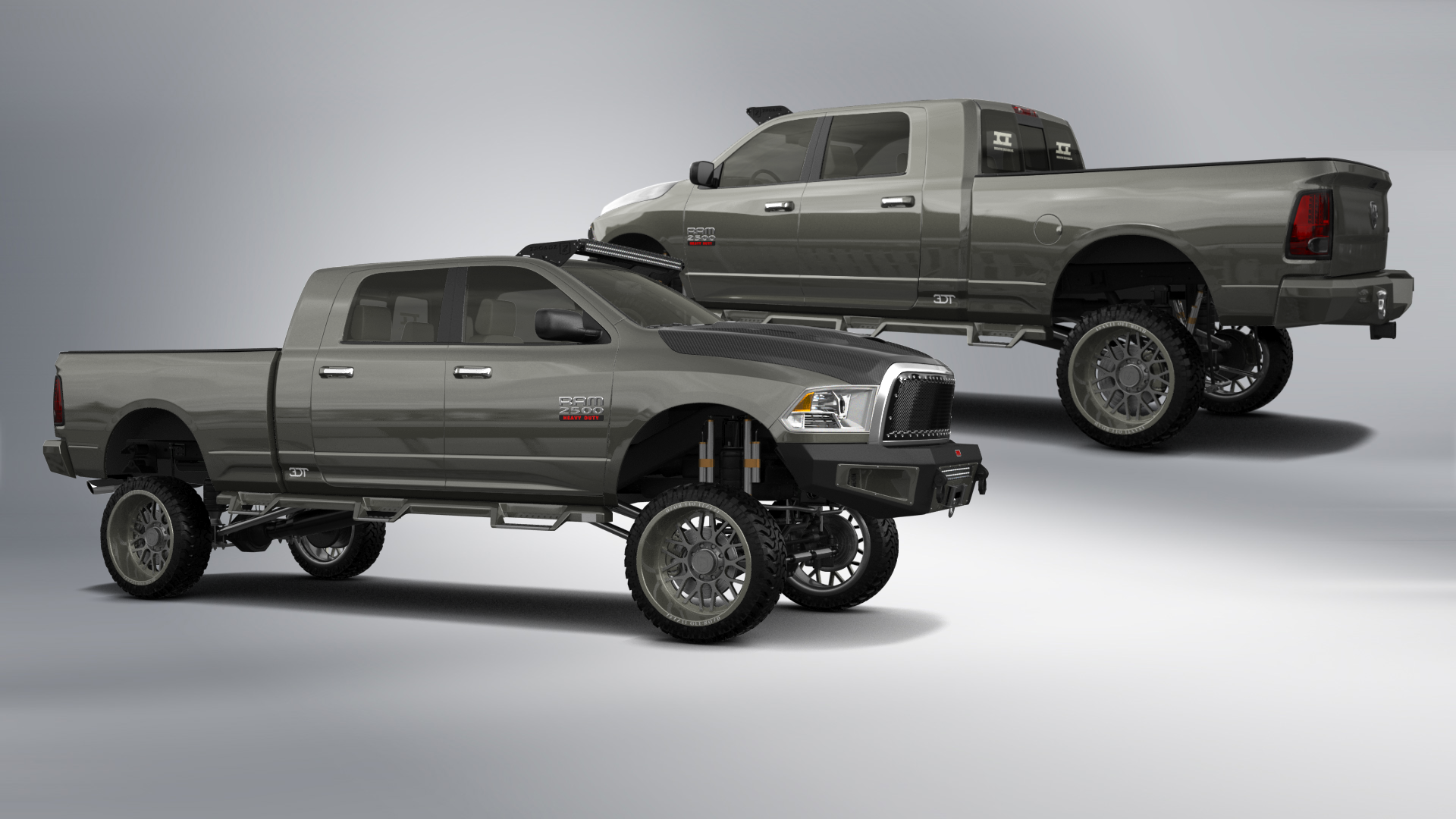 Dodge Ram 2500 Mega Cab 6.4 ft box 4 Door pickup truck 2010 tuning