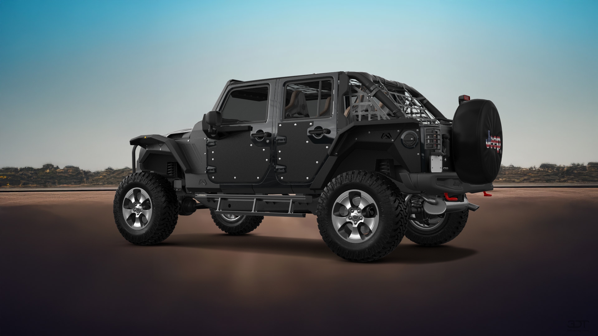 Jeep Wrangler Unlimited JK Rubicon Recon 4 Door SUV 2017 tuning