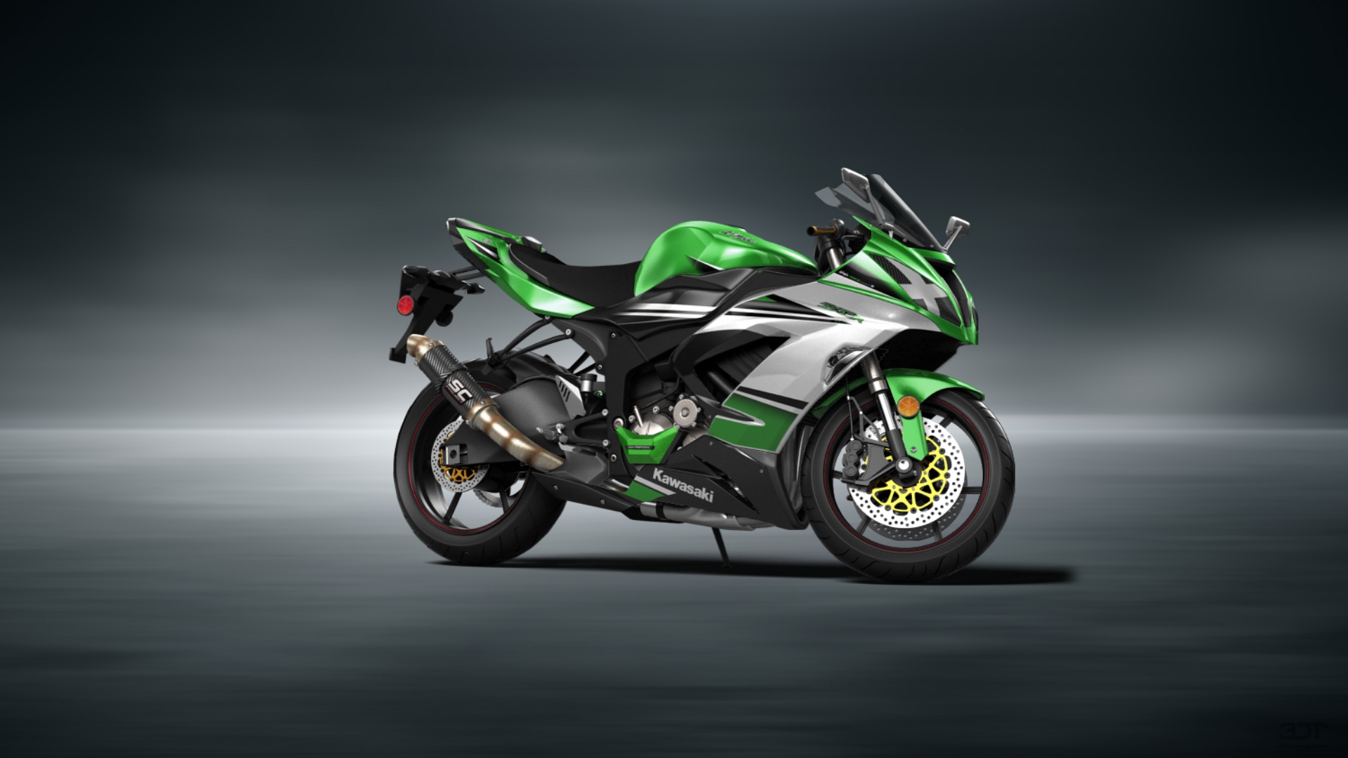 Kawasaki Ninja ZX 6R Sport Bike 2015