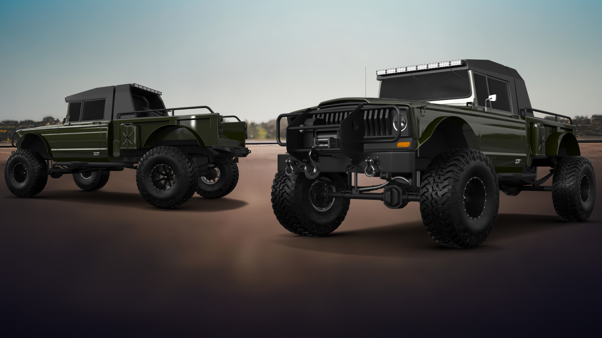 Jeep Kaiser M715 2 Door pickup truck 1968 tuning