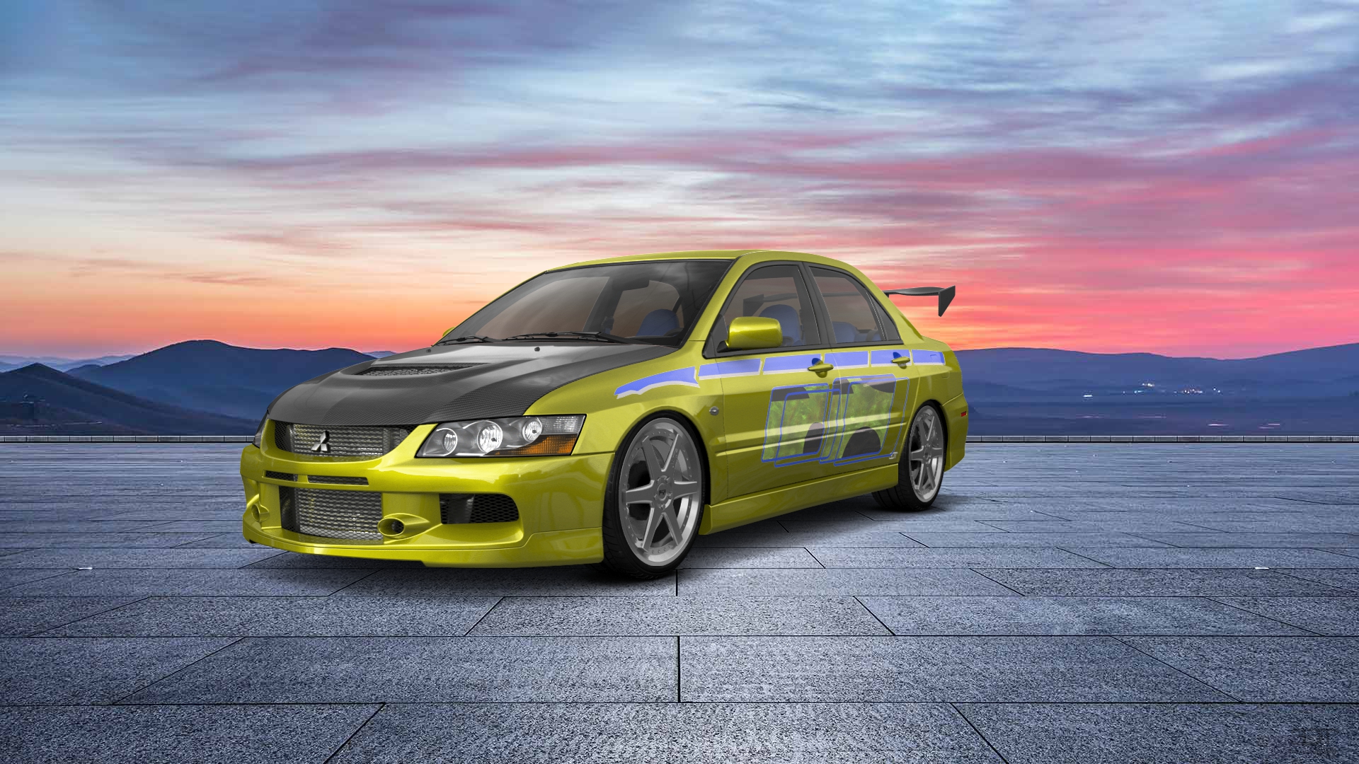 Mitsubishi Lancer Evo IX 4 Door Saloon 2005 tuning