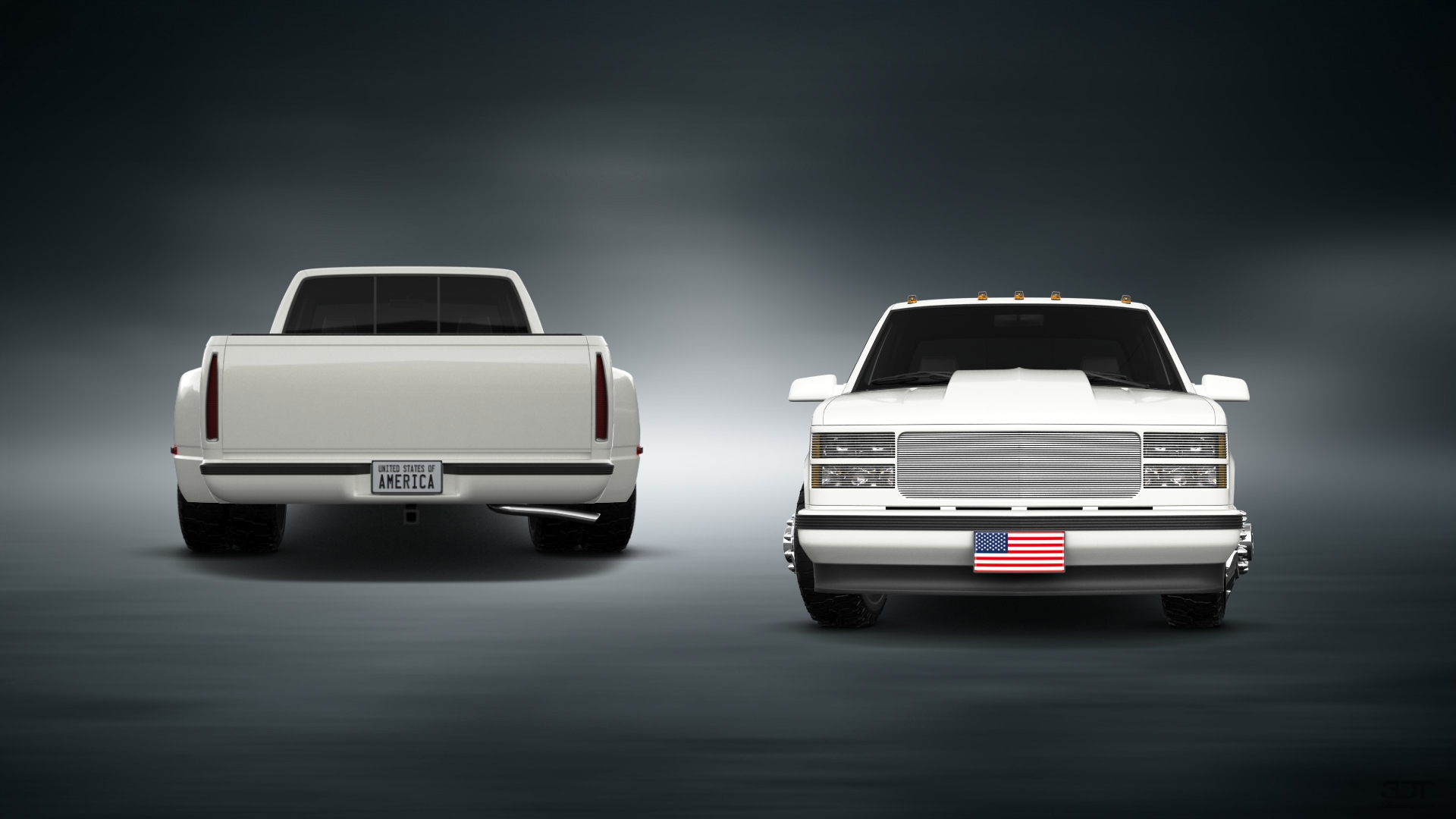 Chevrolet K3500 Extended Cab Pickup Truck 1988