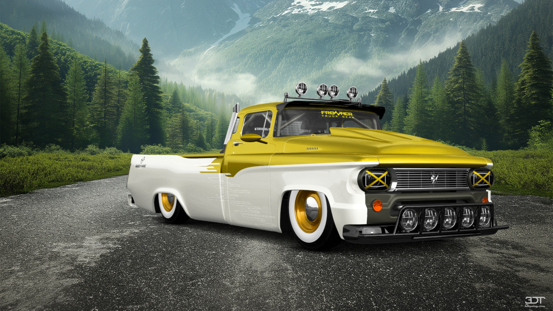 Dodge C series 2 Door pickup truck 1958 tuning