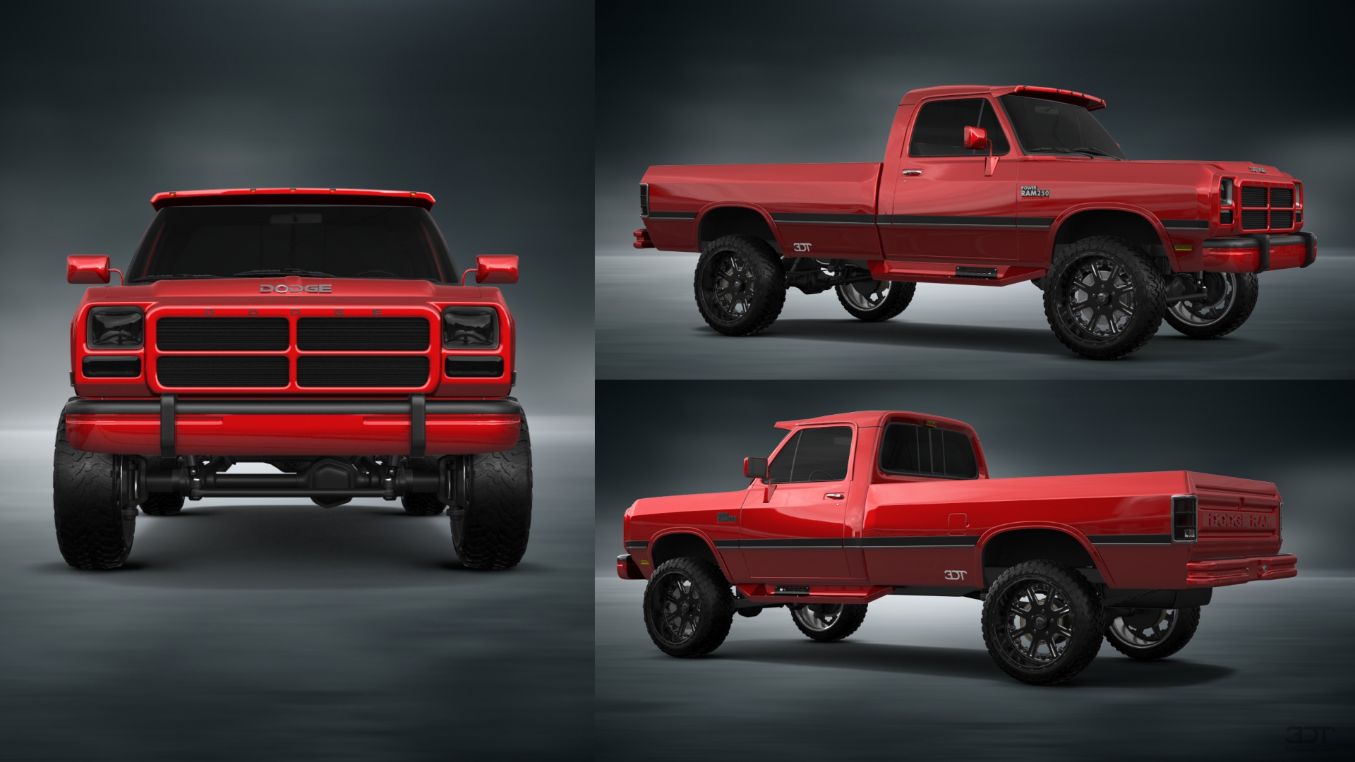 Dodge Ram 2 Door pickup truck 1991 tuning