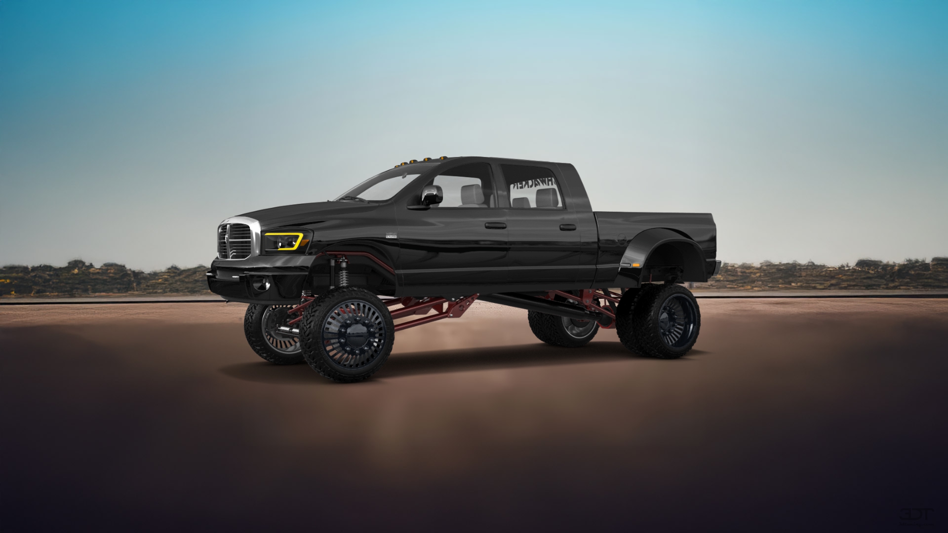 Dodge Ram 3500 Dually 4 Door pickup truck 2007