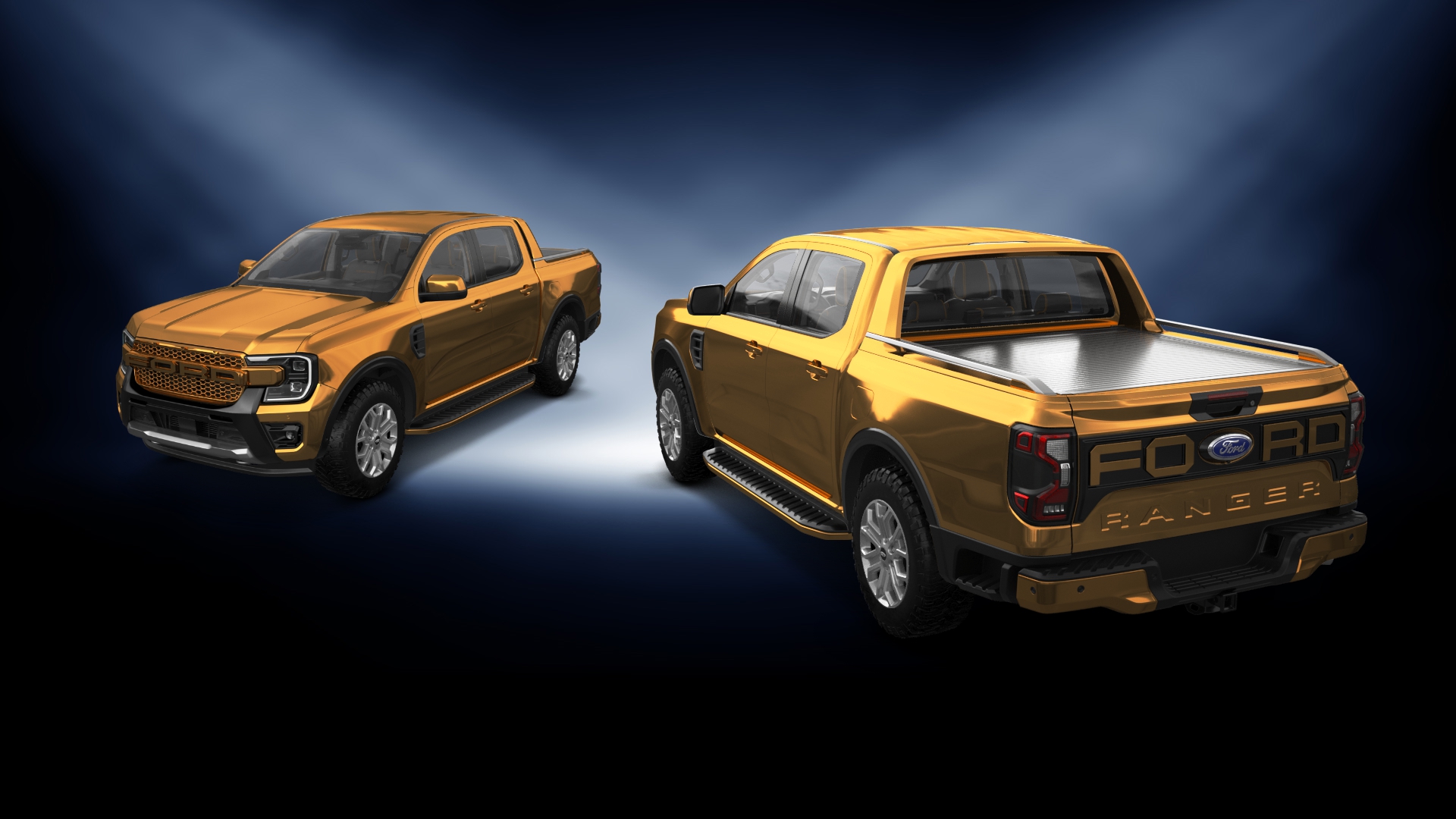 Ford Ranger 4 Door pickup truck 2022 tuning