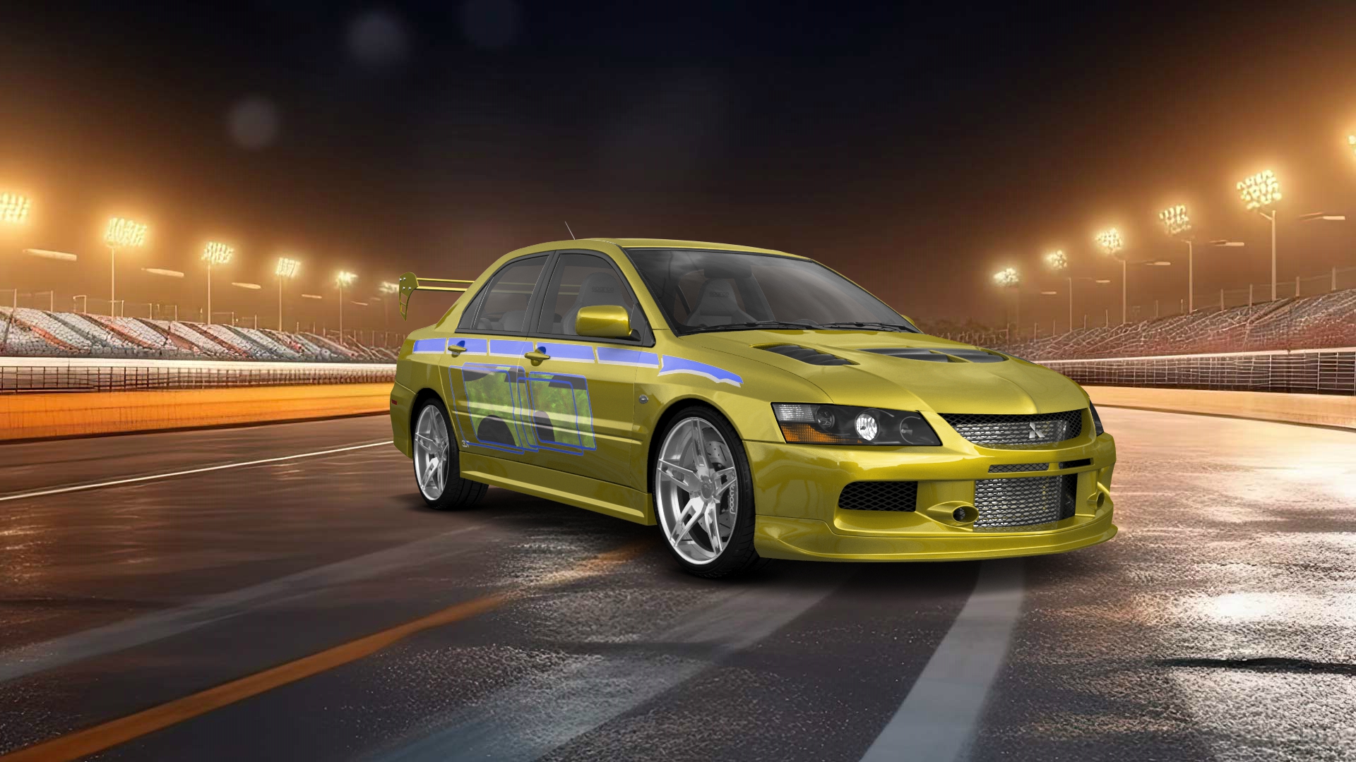 Mitsubishi Lancer Evo IX 4 Door Saloon 2005 tuning