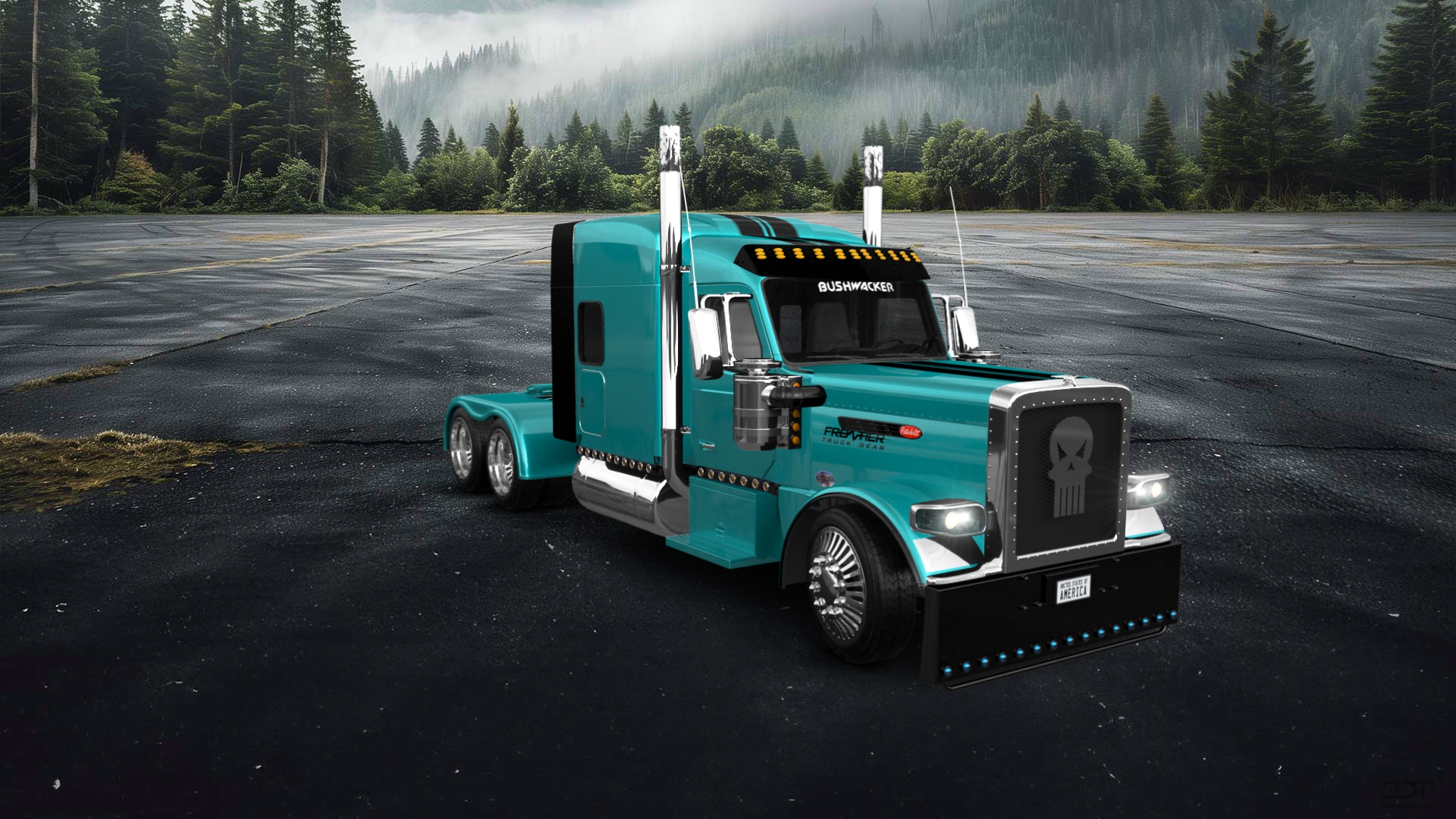Peterbilt 589 Sleeper Cab Truck 2024 tuning