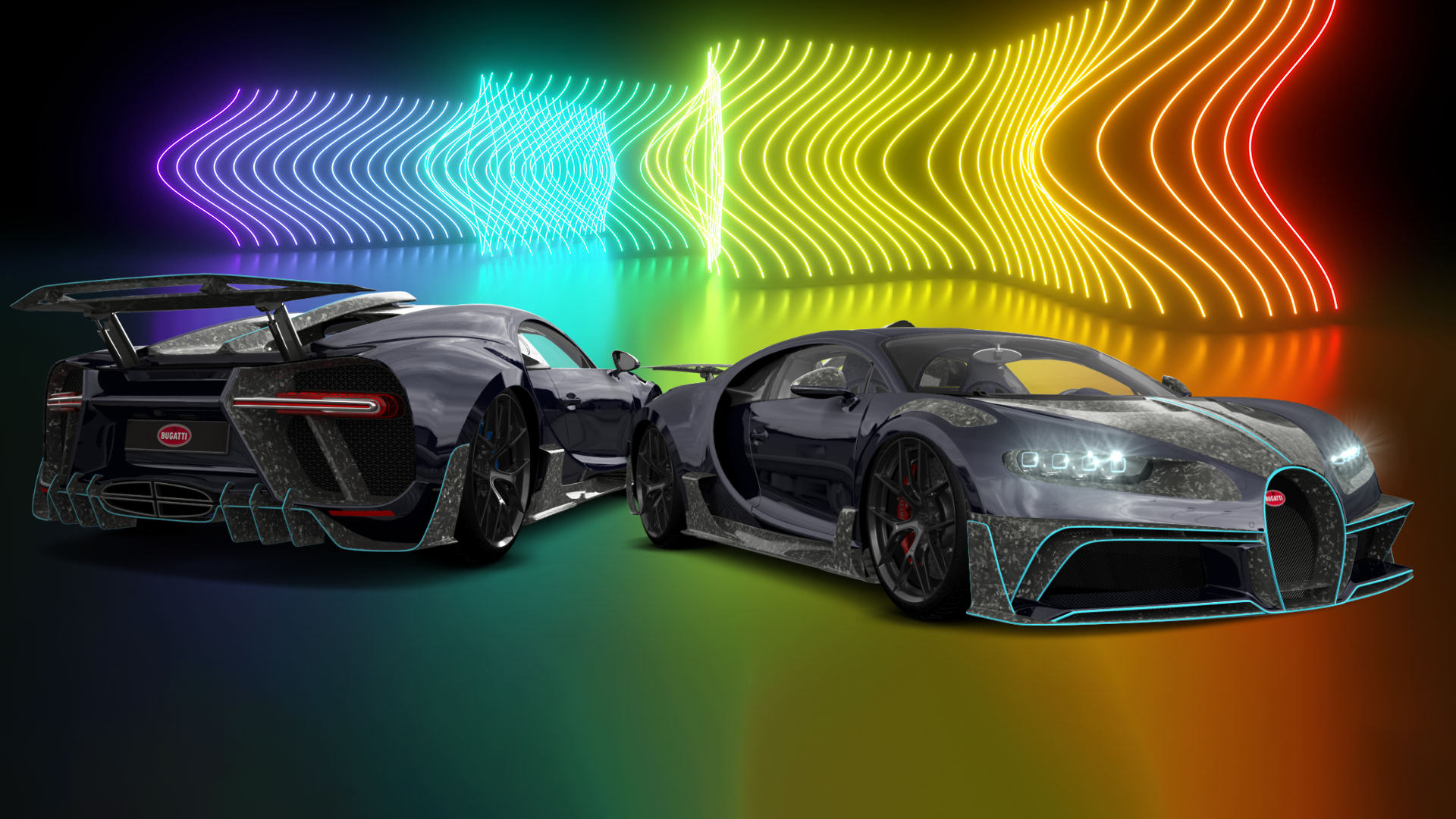 Bugatti Chiron 2 Door Coupe 2016 tuning