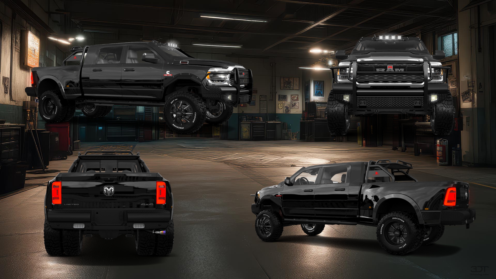 Dodge Ram 3500 4 Door pickup truck 2020 tuning