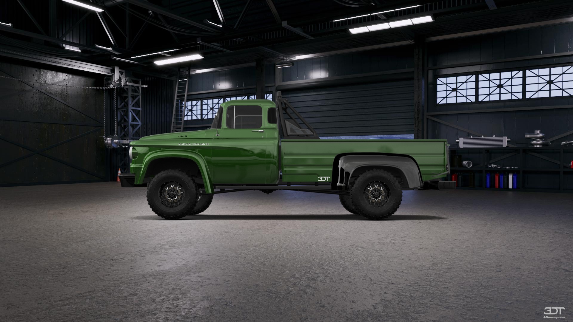 Dodge Power Wagon W300 2 Door pickup truck 1958 tuning