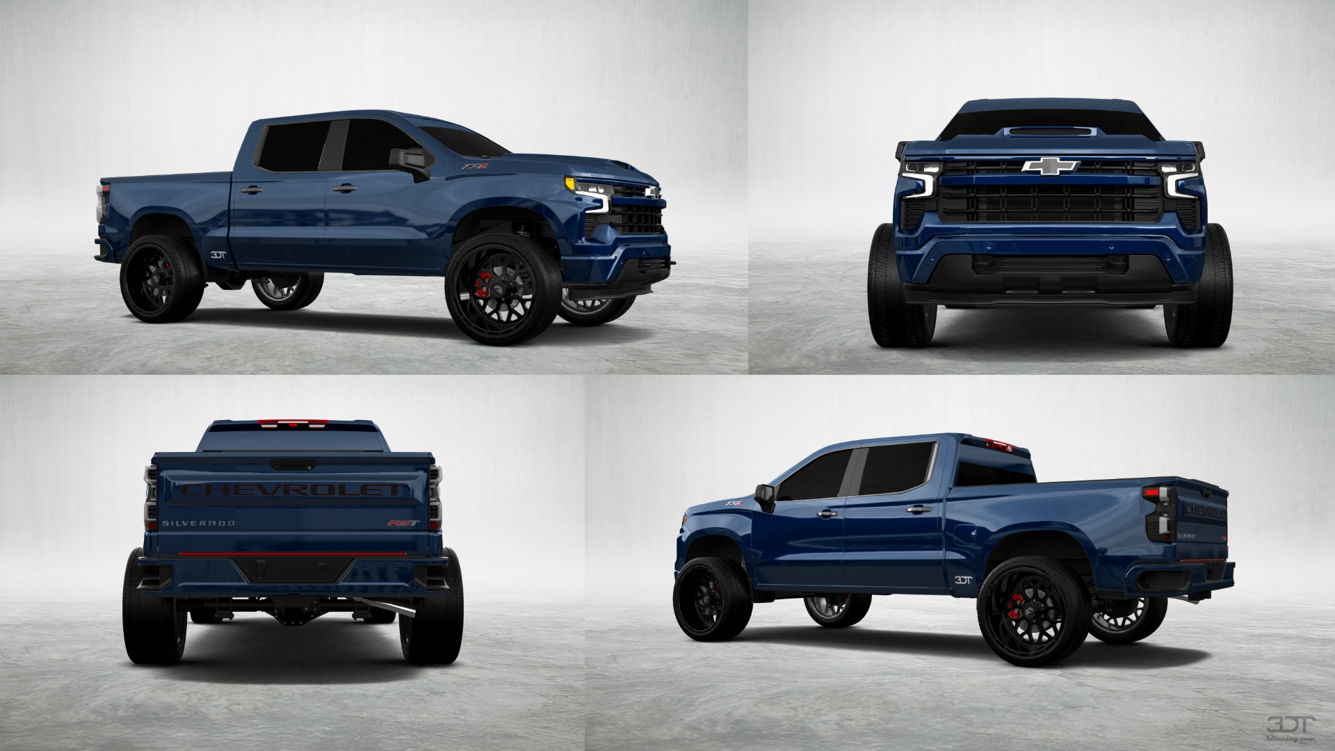 Chevrolet Silverado 1500 Crew Cab 5.8 ft box 4 Door pickup truck 2023 tuning