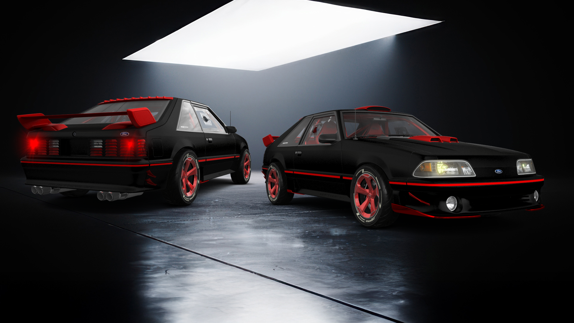 Ford Mustang 3 Door Hatchback 1988 tuning