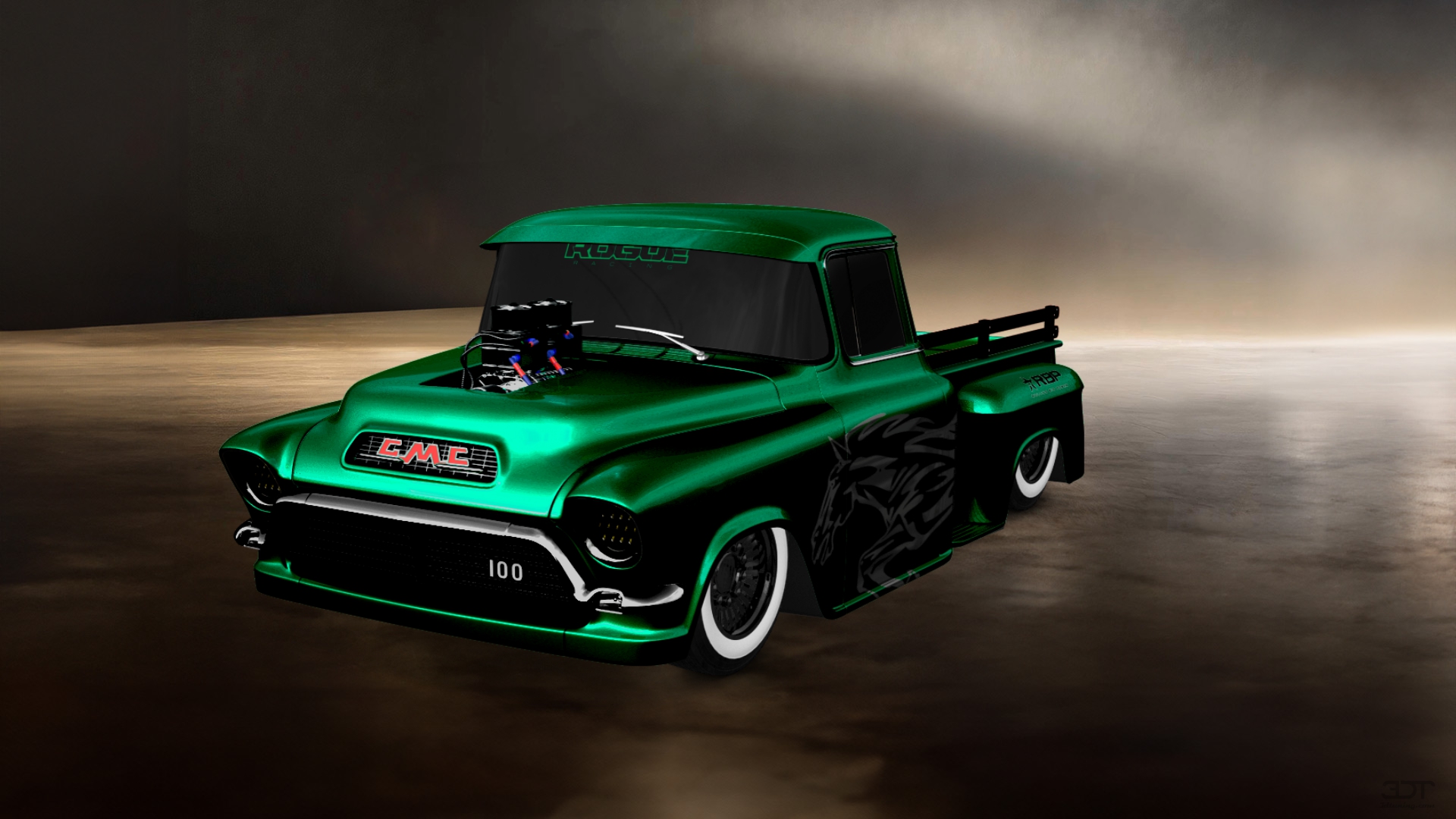 GMC 100 Stepside 2 Door pickup truck 1957