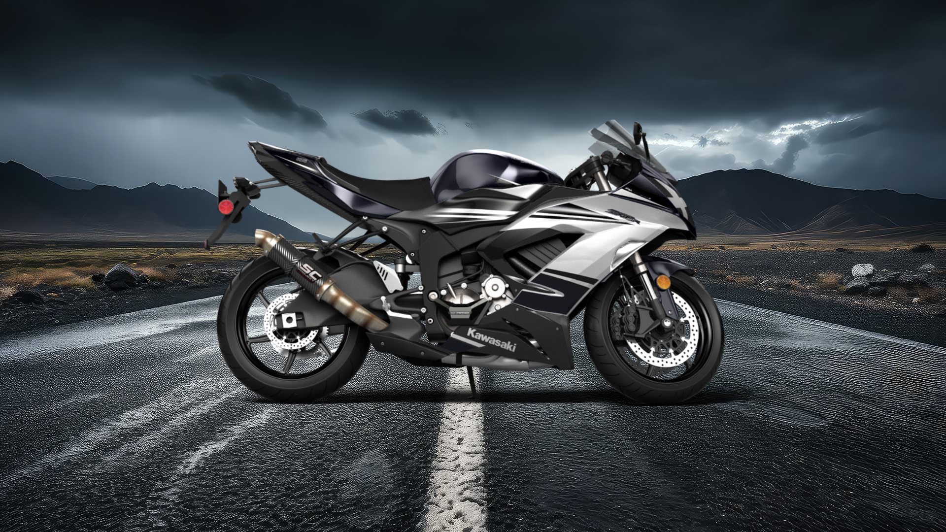 Kawasaki Ninja ZX 6R Sport Bike 2015